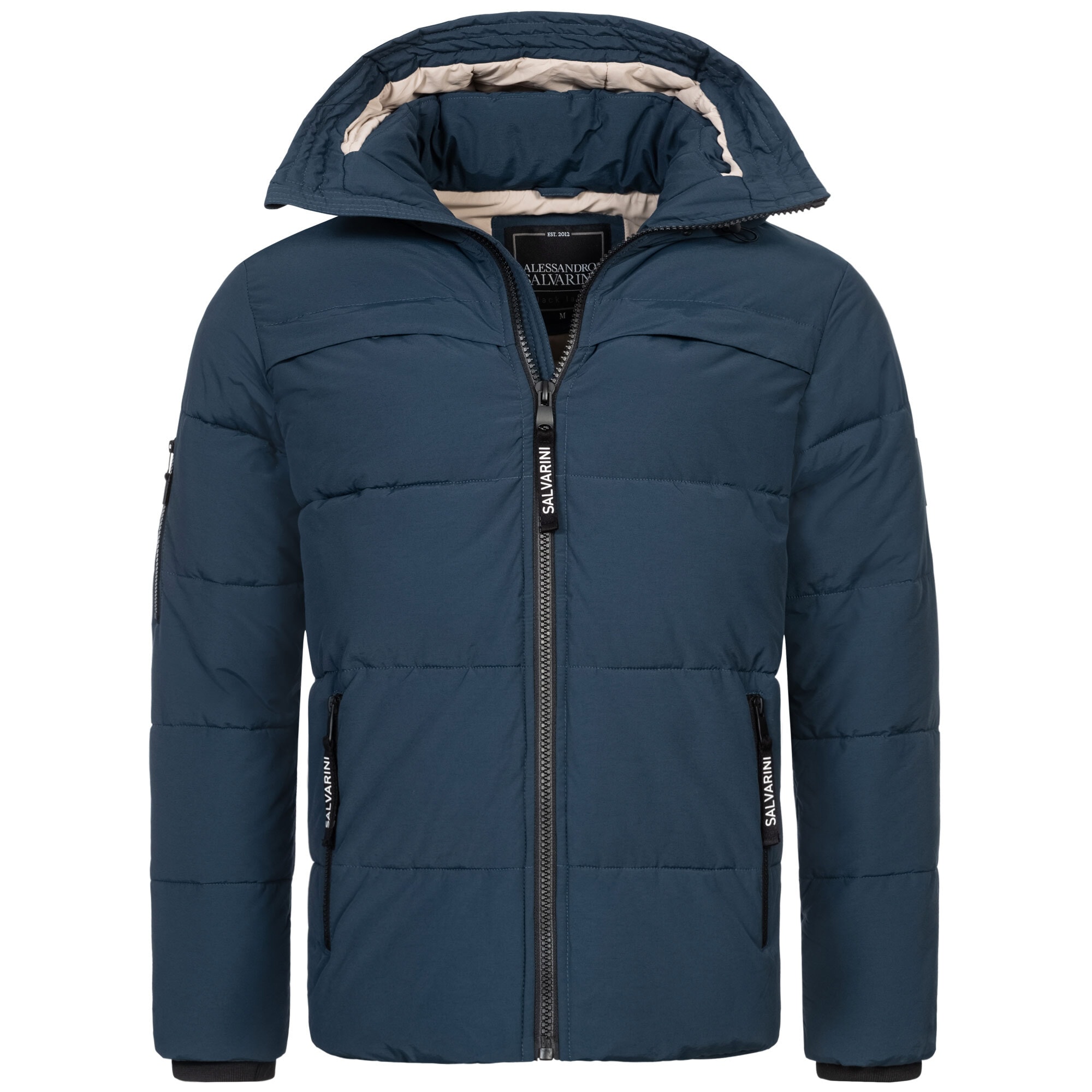 Alessandro Salvarini Winterjacke »ASDiego«, mit extra hohem Kragen und vielen Taschen