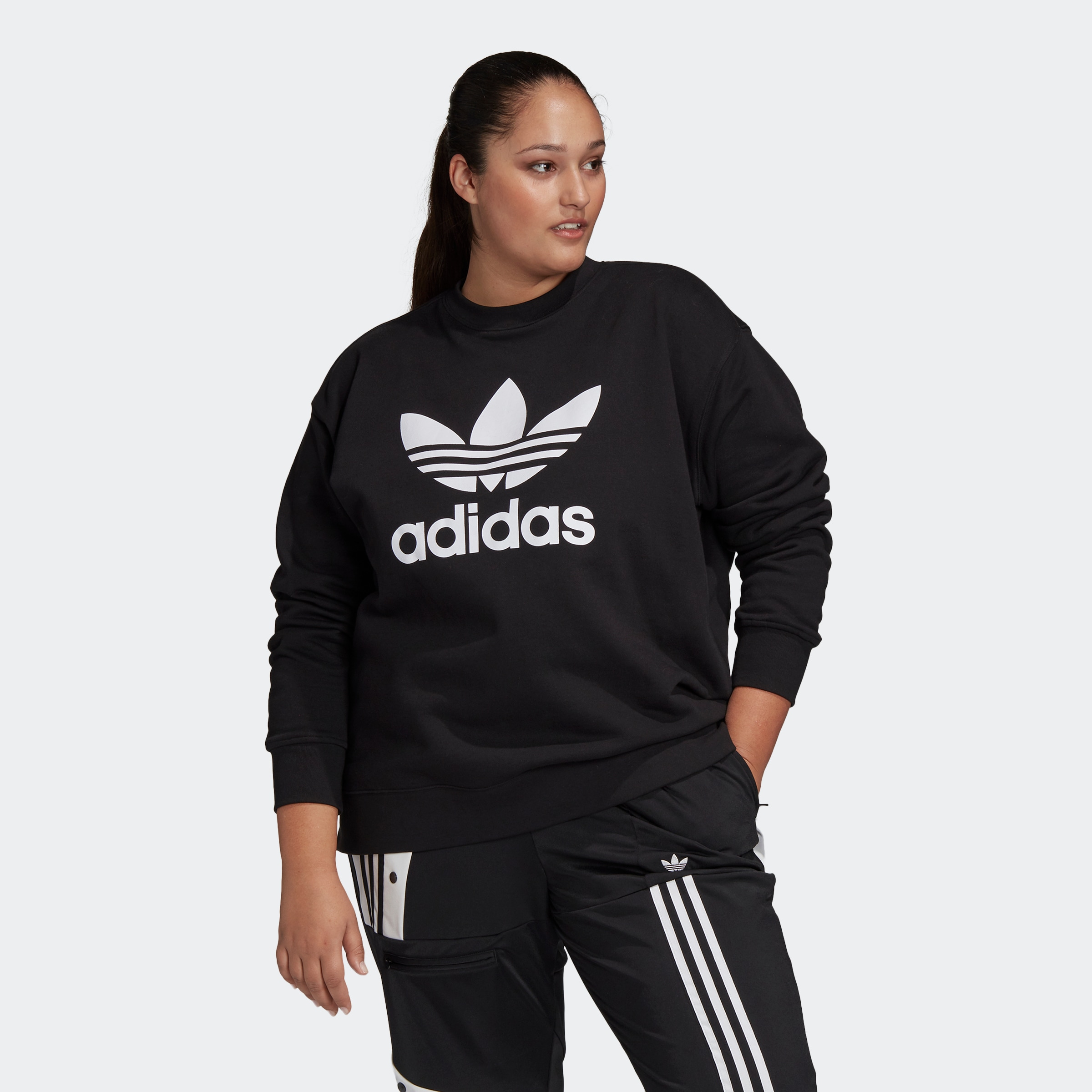 adidas Originals Kapuzensweatshirt »TREFOIL – GROSSE GRÖSSEN«