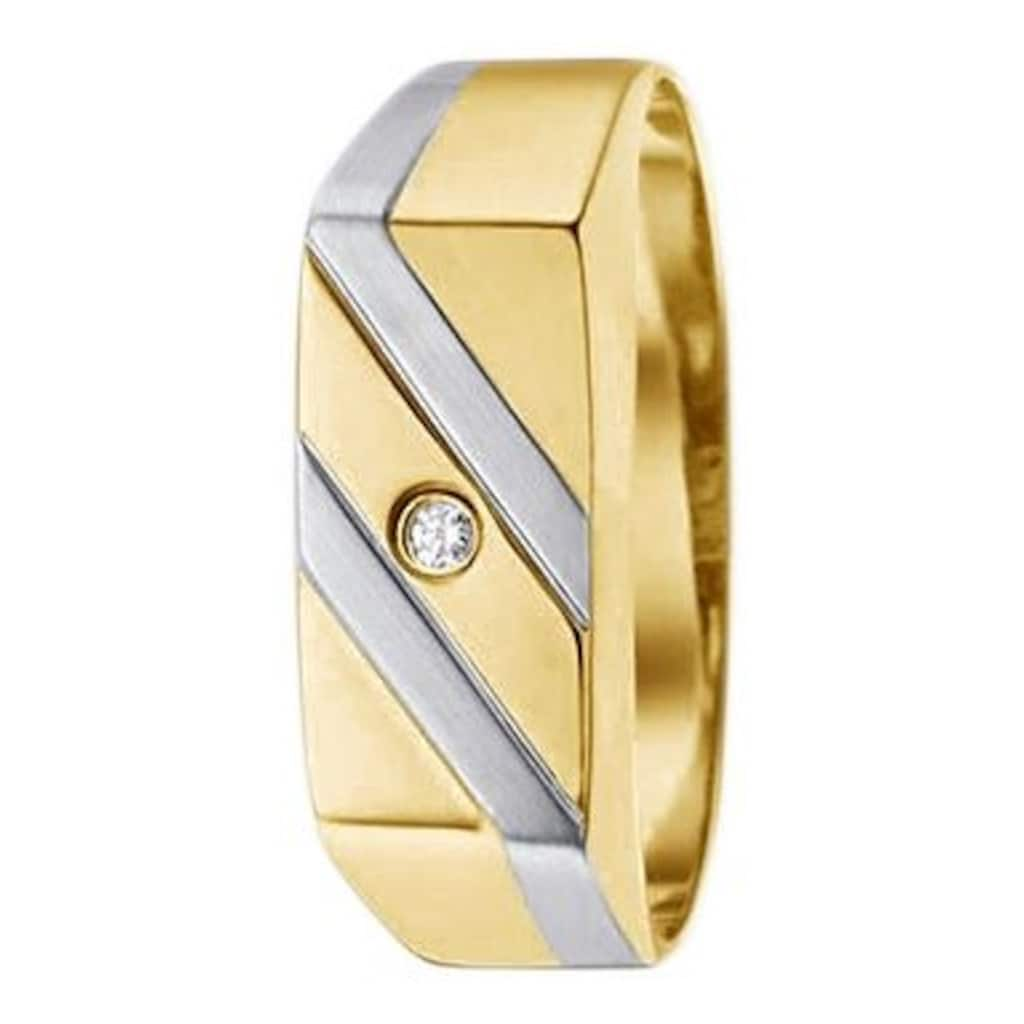 Firetti Goldring »Schmuck Geschenk Gold 333 Herrenring Goldring Siegelring«