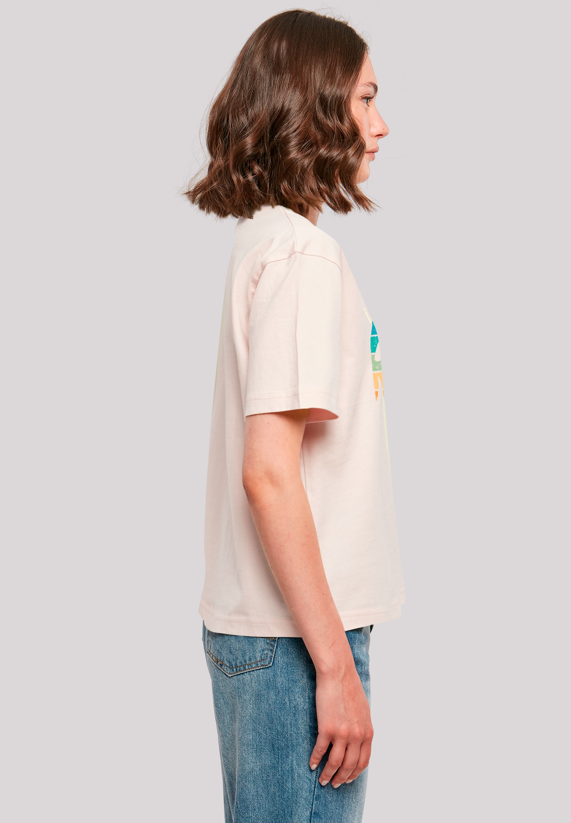 F4NT4STIC T-Shirt »I Believe UFO Alien Sonnenuntergang«, Premium Qualität