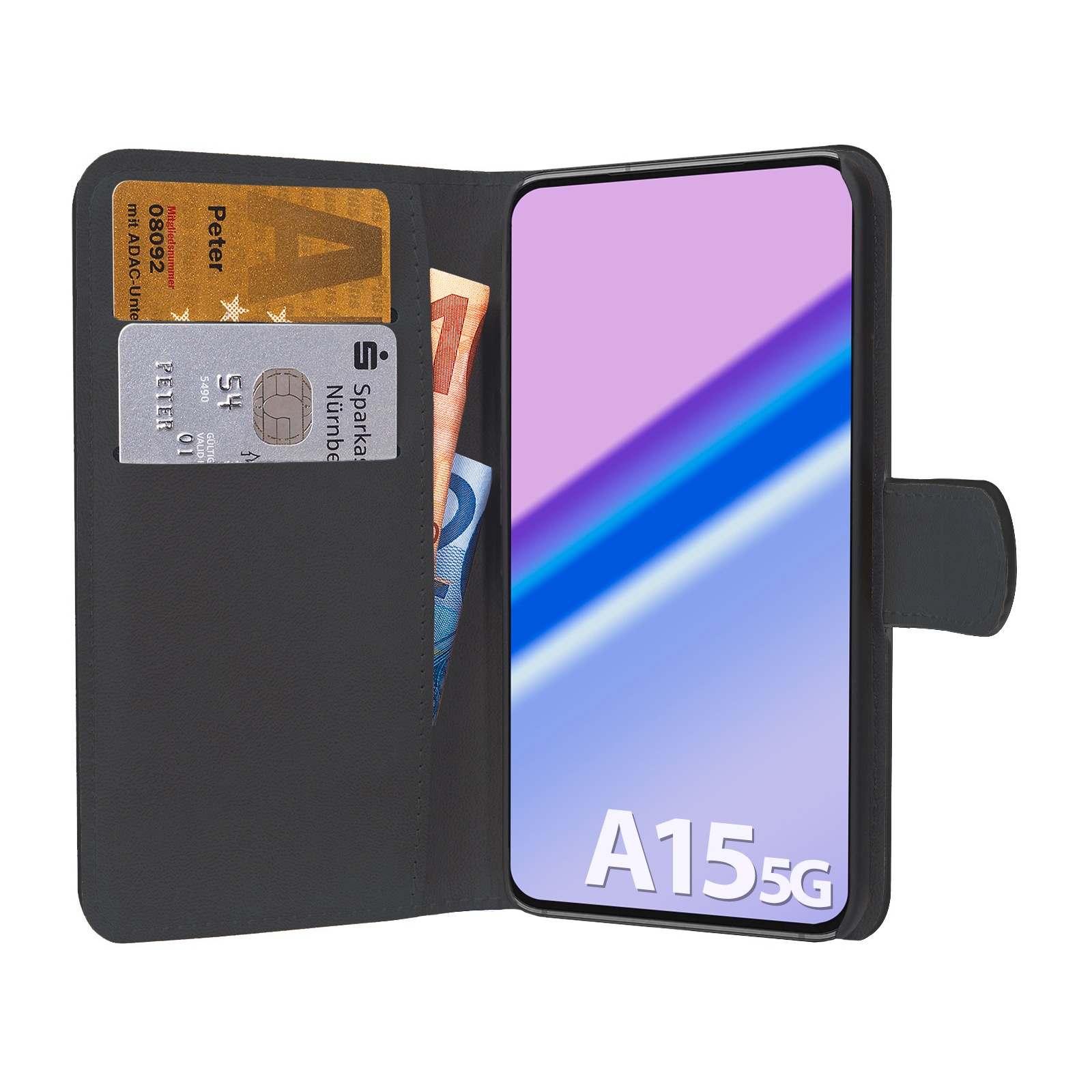 PEDEA Handyhülle »Book Cover Classic für Samsung Galaxy A15 5G«, Backcover Schutzhülle
