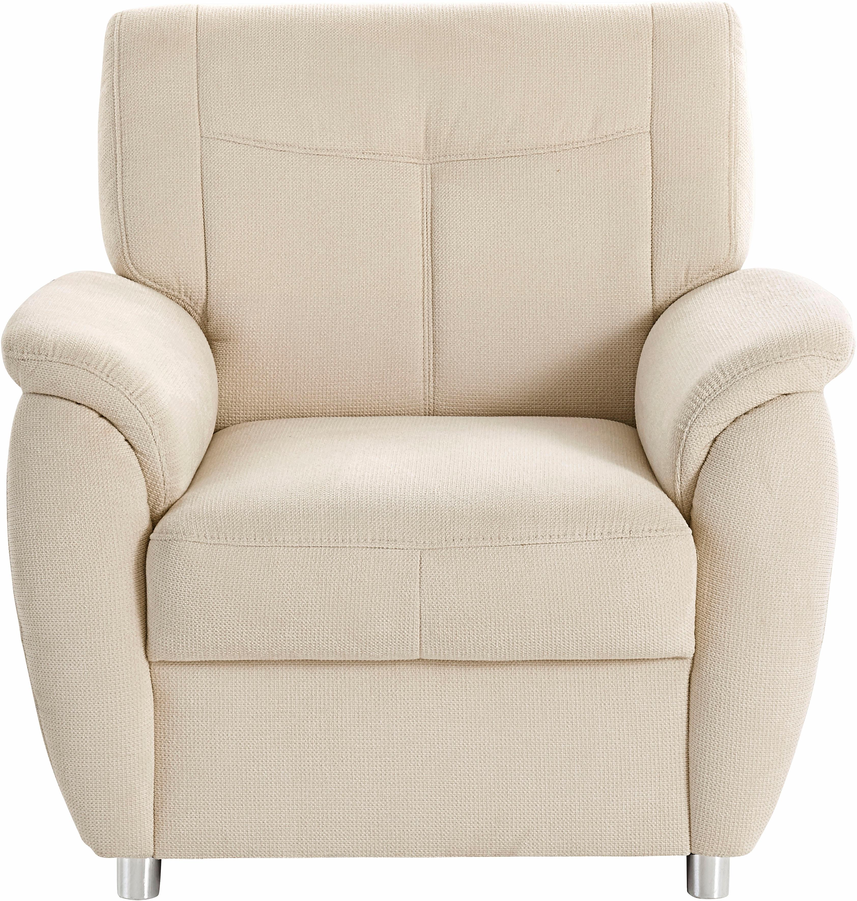 sit&more Sessel "Sonoma, B: 95 cm, Federkern-Polsterung, komfortable Sitzhöhe 45 cm" Frei im Raum stellbar, individuell kombinierbar, modernes Design