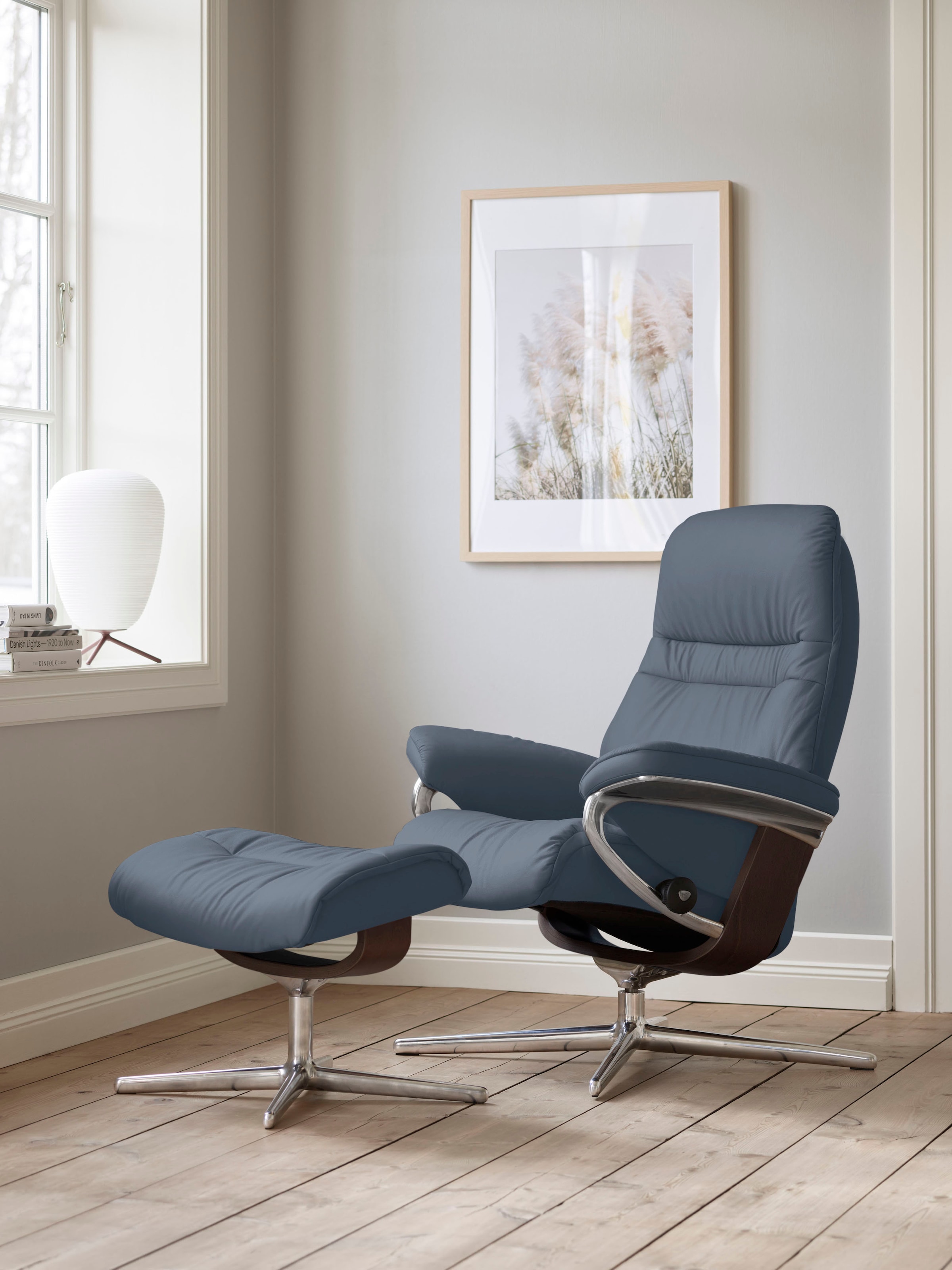 Stressless Relaxsessel "Sunrise" mit Cross Base, Größe S, M & L, Holzakzent günstig online kaufen