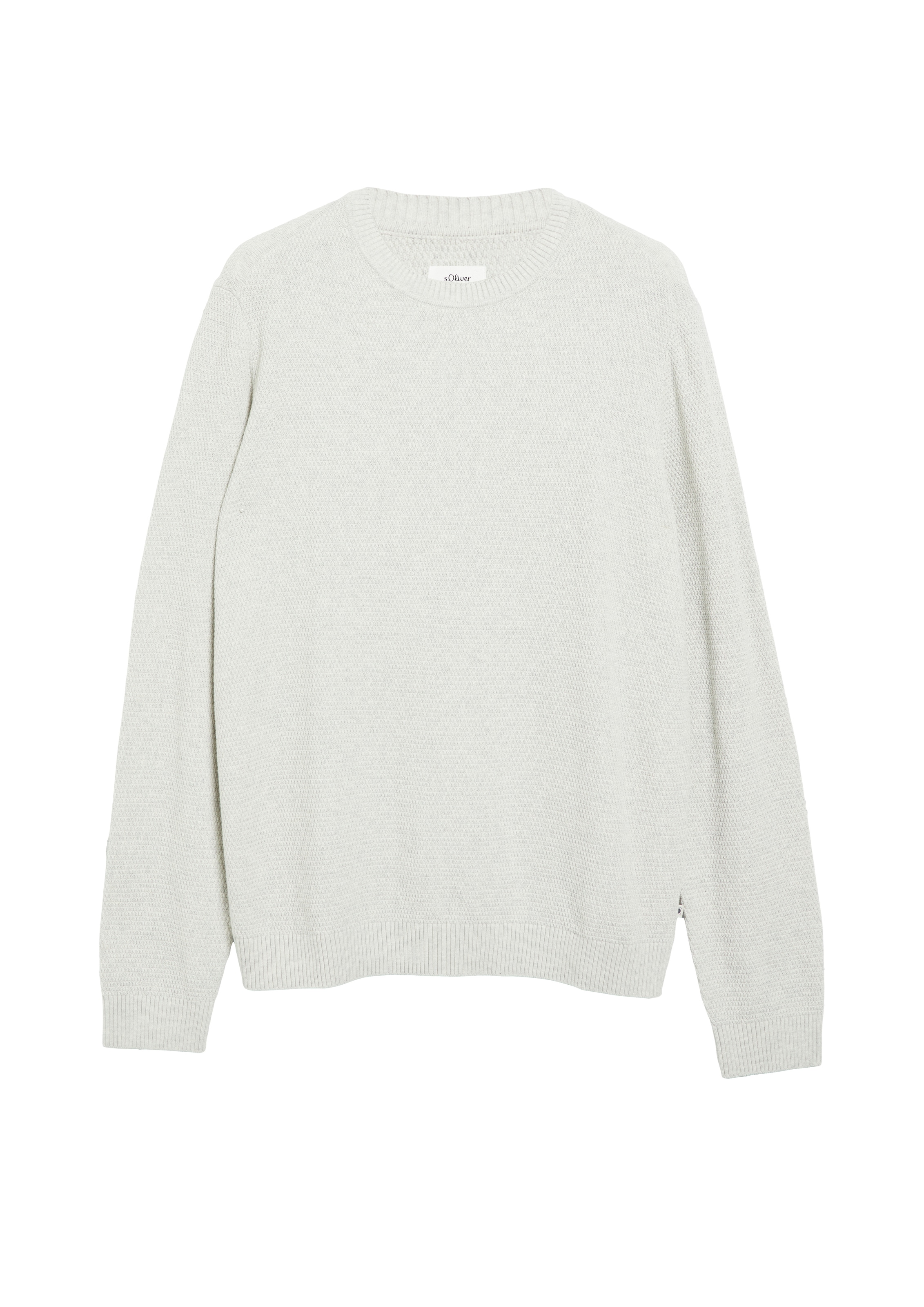 s.Oliver Strickpullover mit Rundhals / Baumwolle