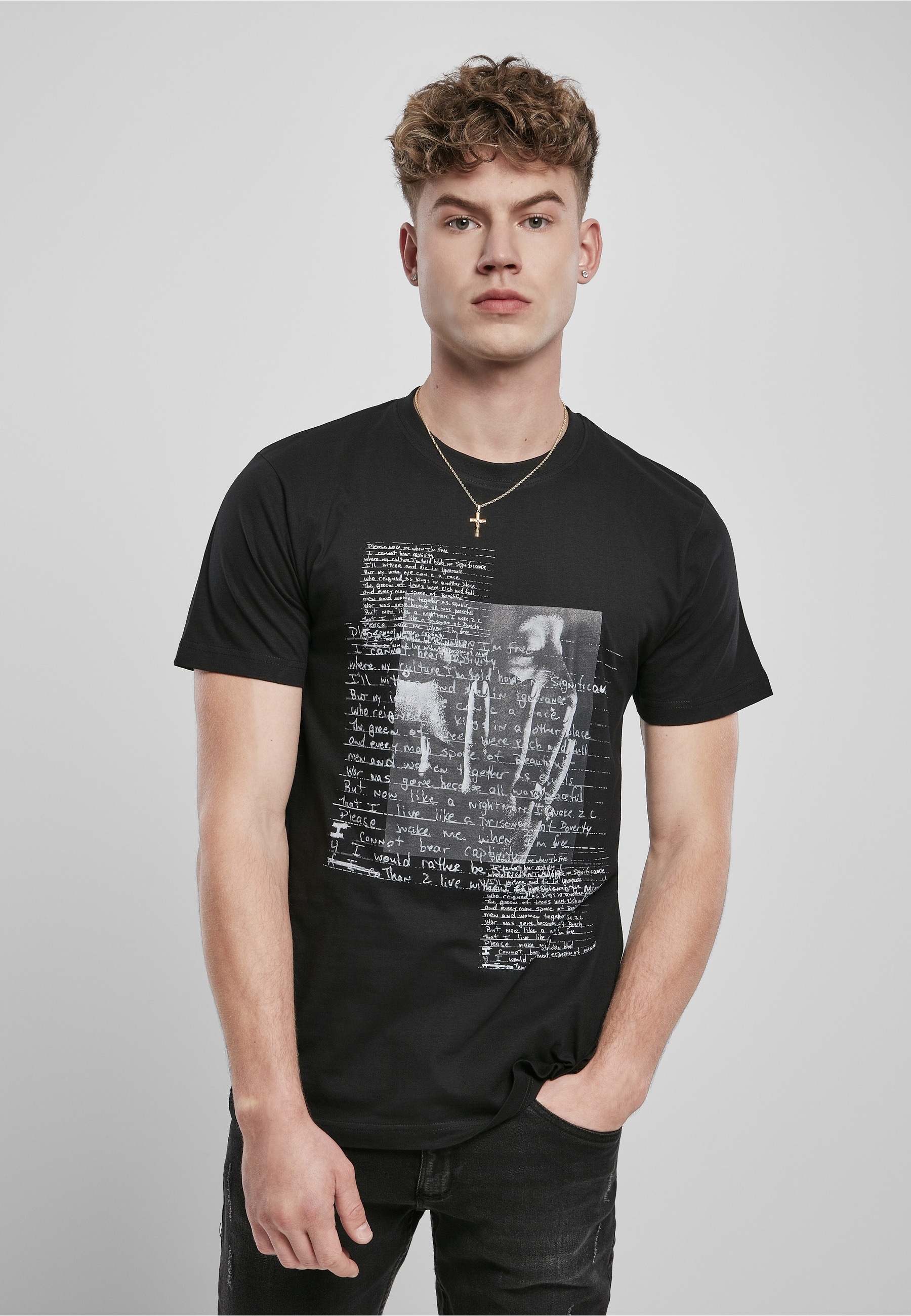 Merchcode T-Shirt »Merchcode Herren Tupac Lyrics Tee« 1 Stk.