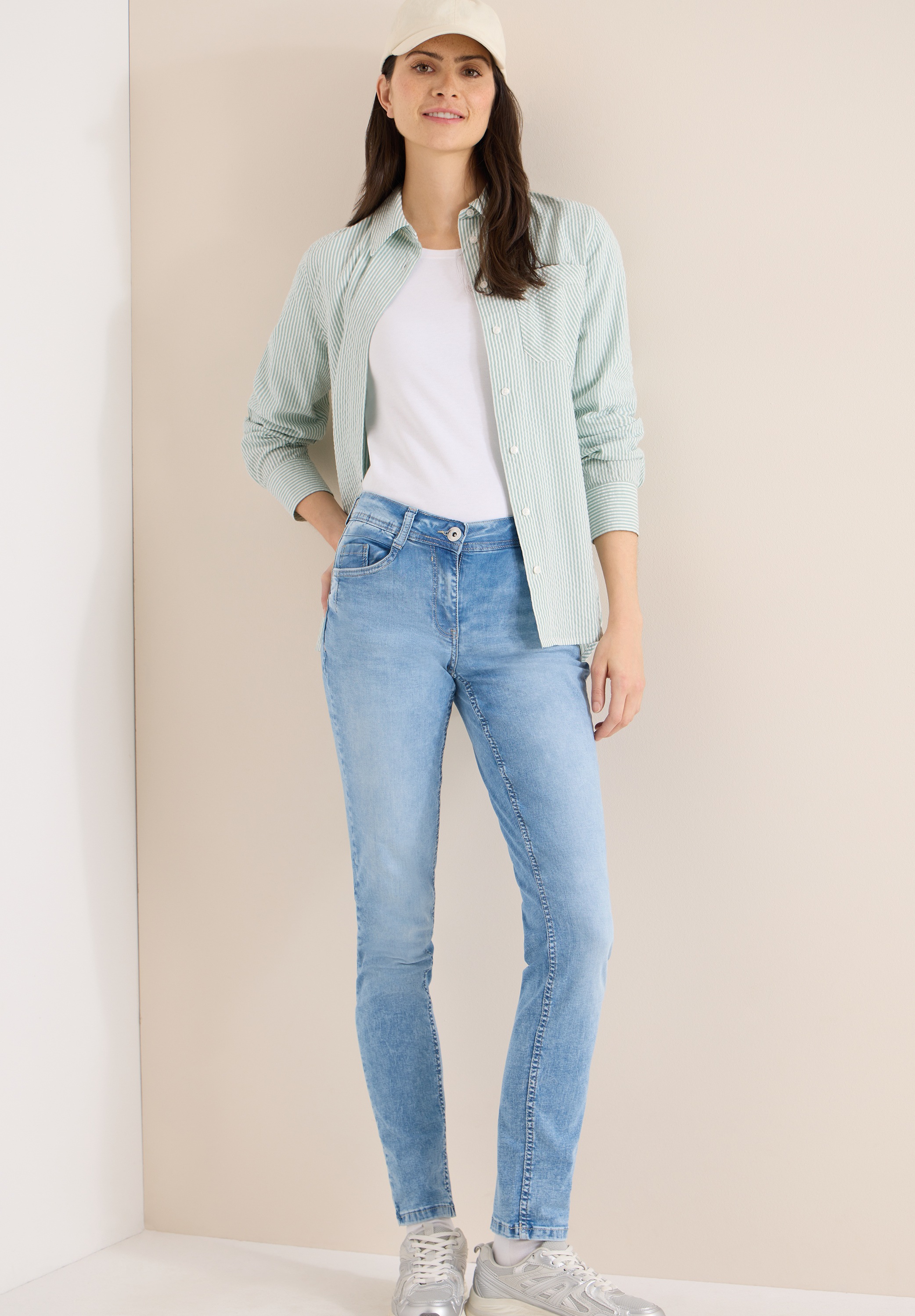 Cecil Slim-fit-Jeans Middle Waist günstig online kaufen