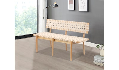 andas Sitzbank »Jorunn«, In 2 Farben erhältlich, aus massivem Eschenholz, Breite 140 cm kaufen