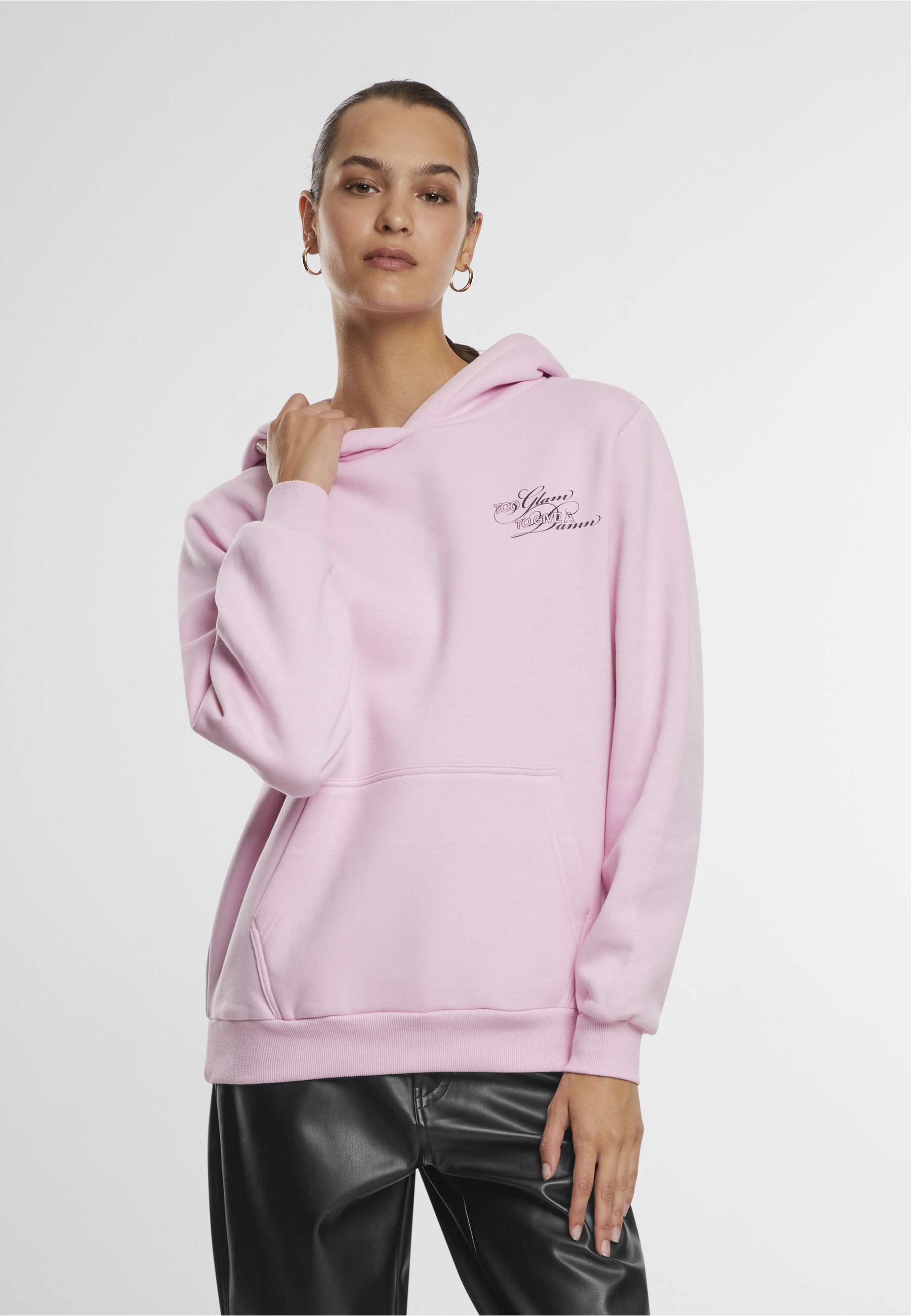 Miss Tee Kapuzensweatshirt "Miss Tee Give A Damn Ladies Fluffy Hoody", 1 St günstig online kaufen