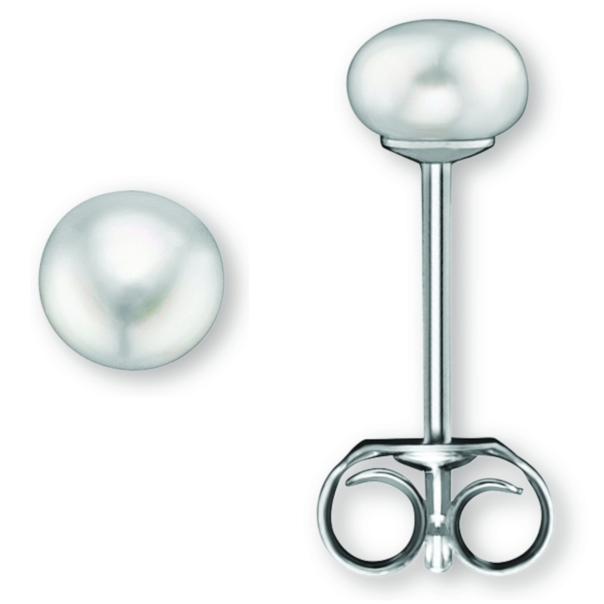 Paar Ohrhänger ONE ELEMENT "Ohrringe Ohrstecker aus 925 Silber", silber, Ohrringe, Damen, Damen, Perlen Silber 925 (Sterlingsilber), Perlen, Silber 925 (Sterlingsilber), Persönlicher Akzent – schlicht, modern, aussagekräftig