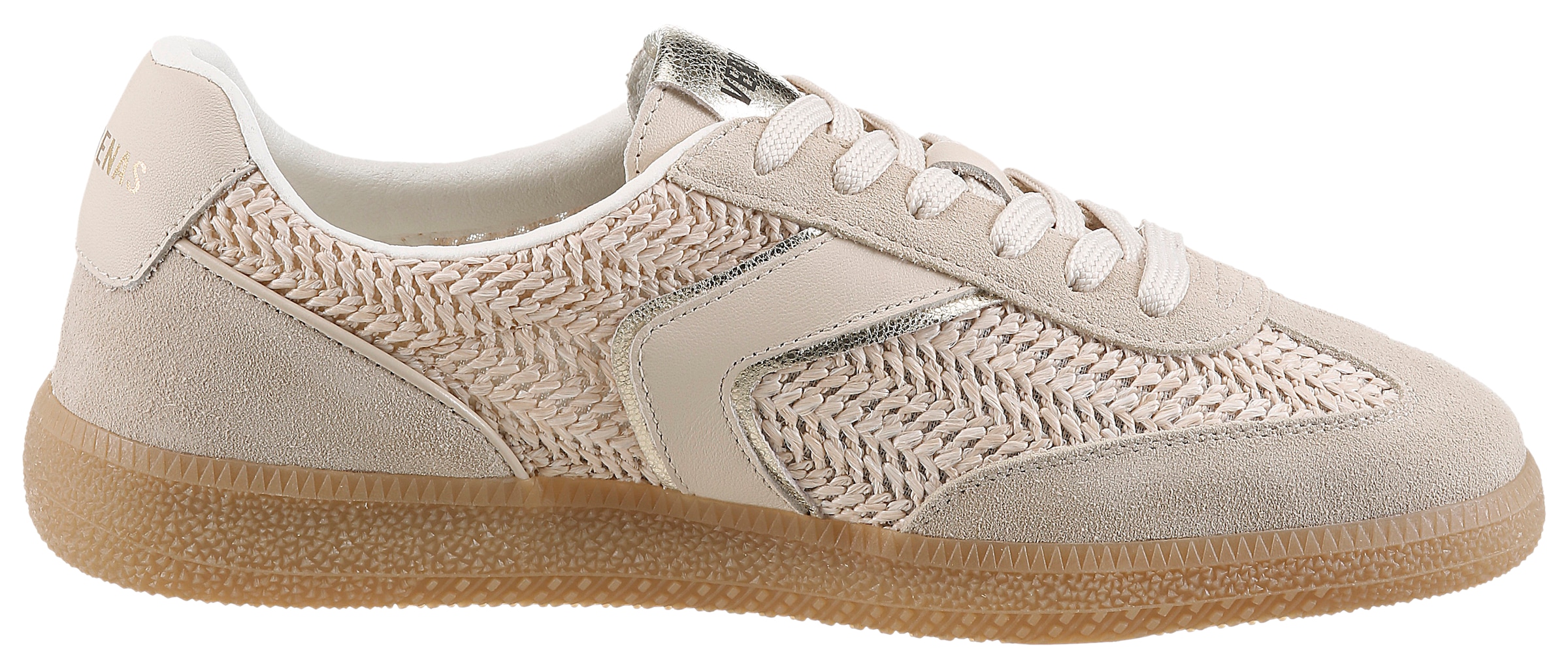 VERBENAS Sneaker »SOUND TROPIC«  Retrosneaker, Schnürer, Freizeitschuh mit Flechtbesatz
