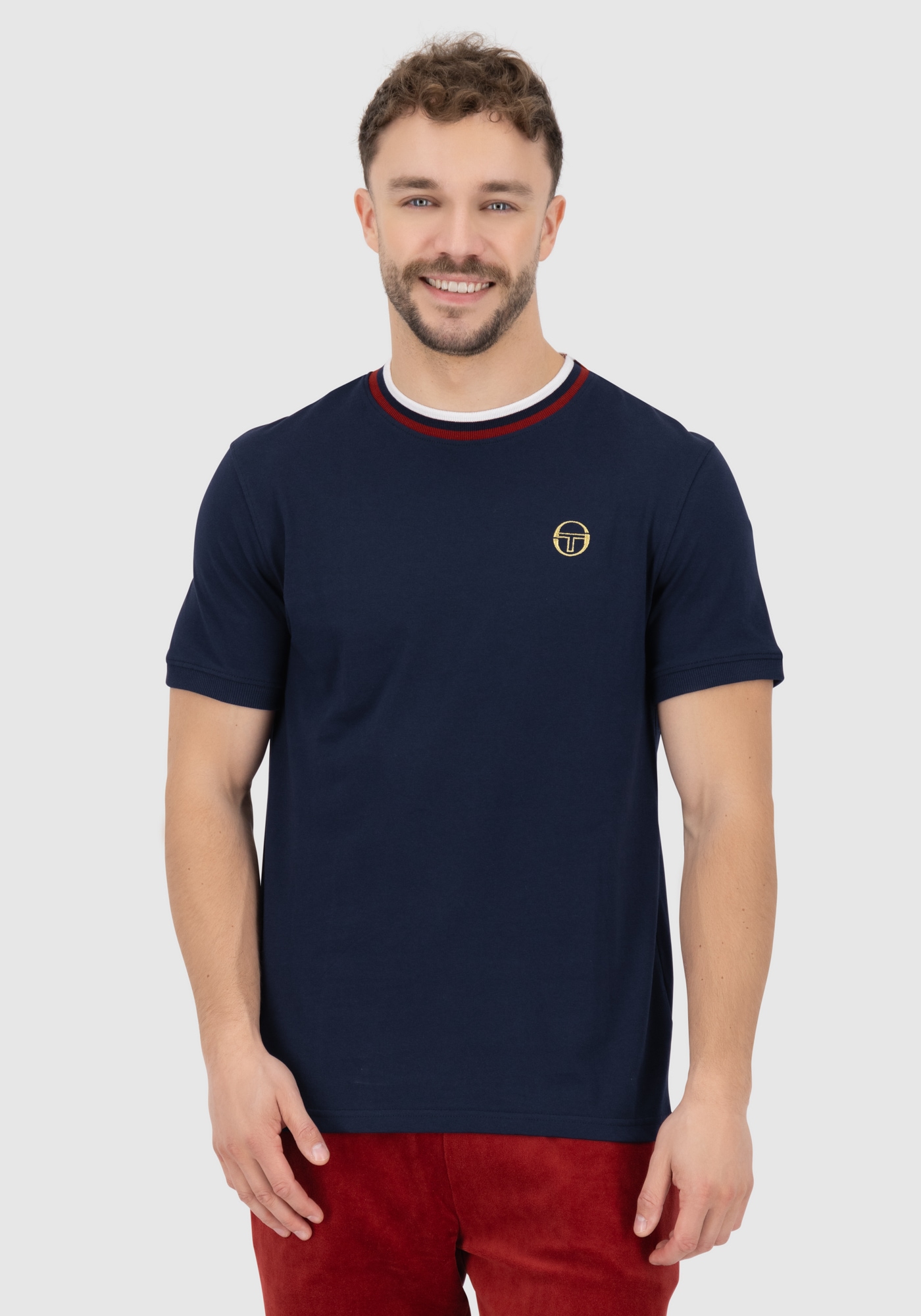 Sergio Tacchini T-Shirt »RAINER TEE Herren«, T-Shirt Herren, leichtes Kurzarmshirt, Sporttrikot, Outdoor, Sale