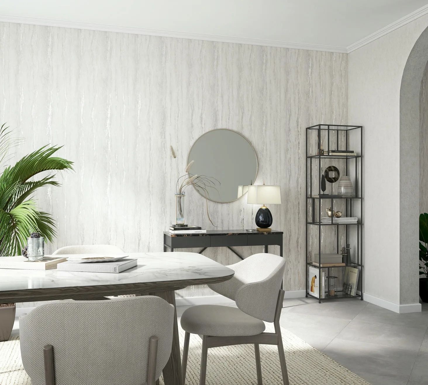 Marburg Vliestapete »Tapete Urban Glow«, urban, moderne Vliestapete für Wohnzimmer Schlafzimmer Küche
