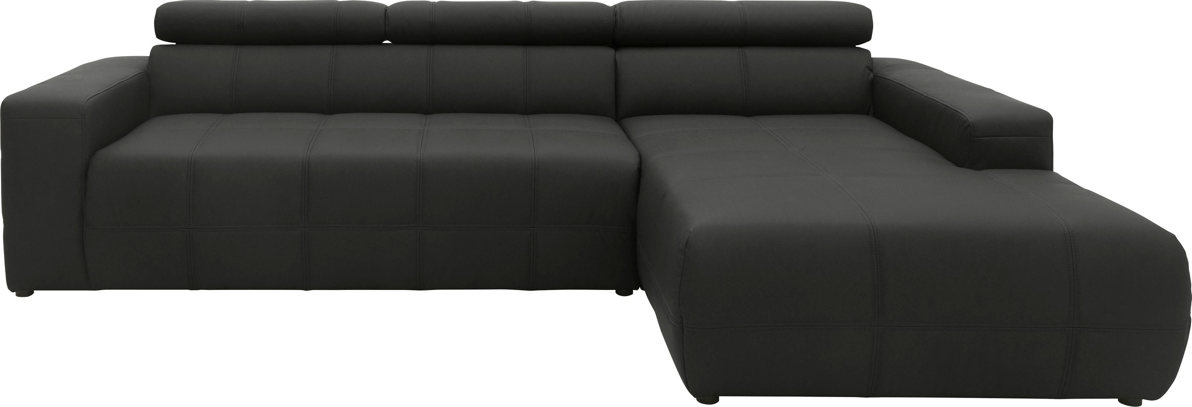 DOMO collection Ecksofa "Brandon B/T/H: 289/177/80 cm, whlw. mit Sitztiefen günstig online kaufen