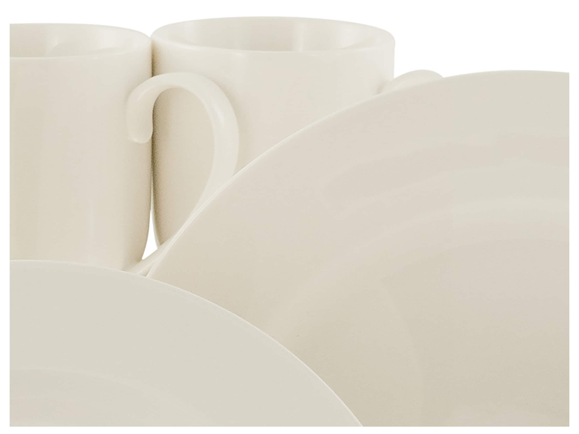 CreaTable Kombiservice »Fleur Royal, Kombi-Service 42-tlg«, (Set, 42 tlg.), Traditionelle Fahnenform