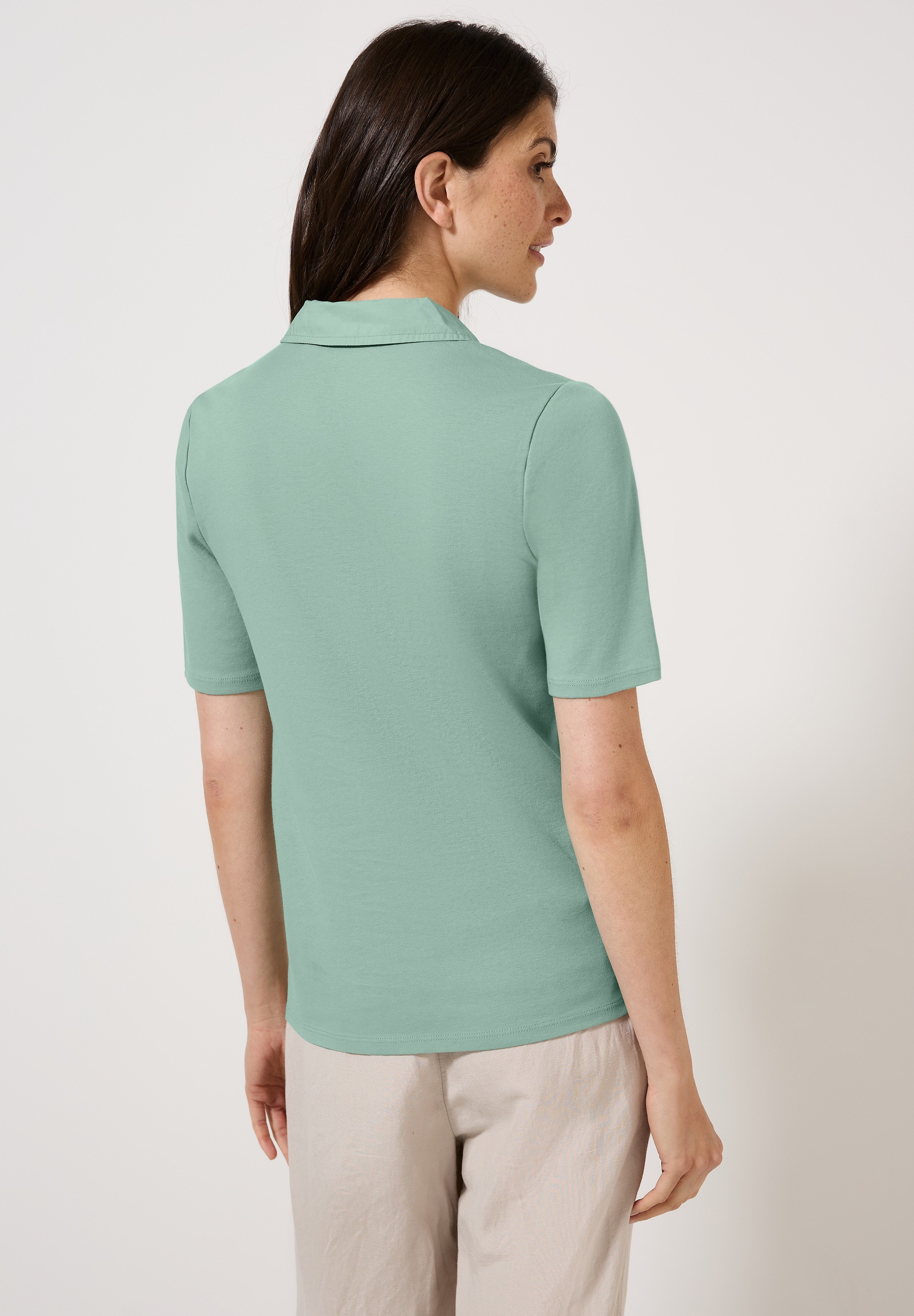 Cecil Poloshirt aus reiner Baumwolle günstig online kaufen