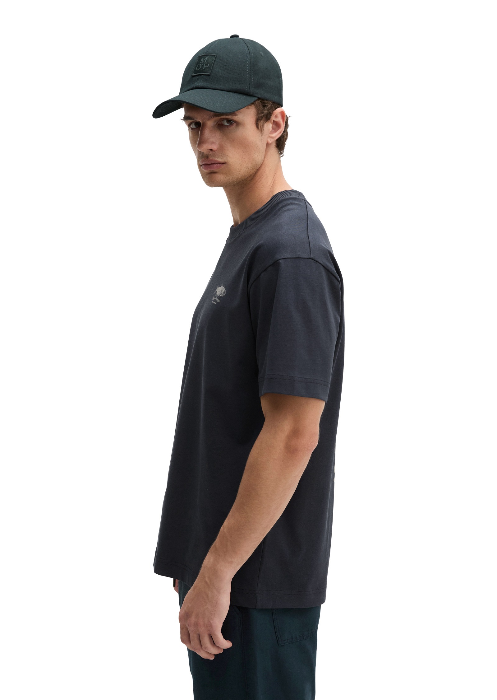 Marc O'Polo T-Shirt »mit Seafood-Rückenprint«