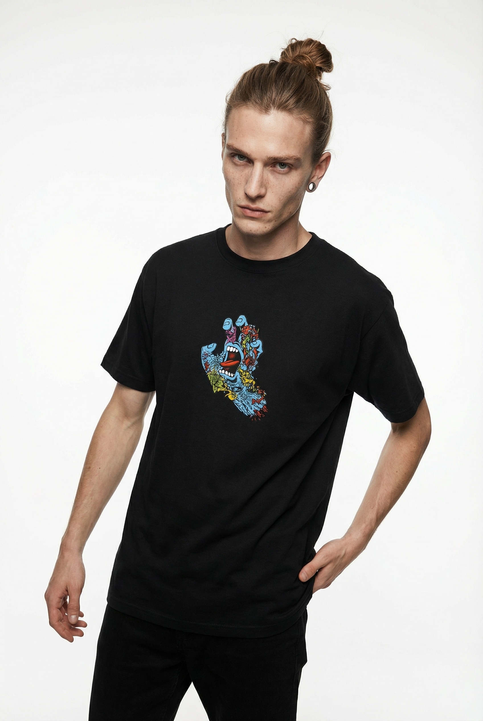 Santa Cruz T-Shirt "ROSKOPP SCREAMING FIVE FRNT" sportlicher Stil, für Erwachsene, für Sportmode