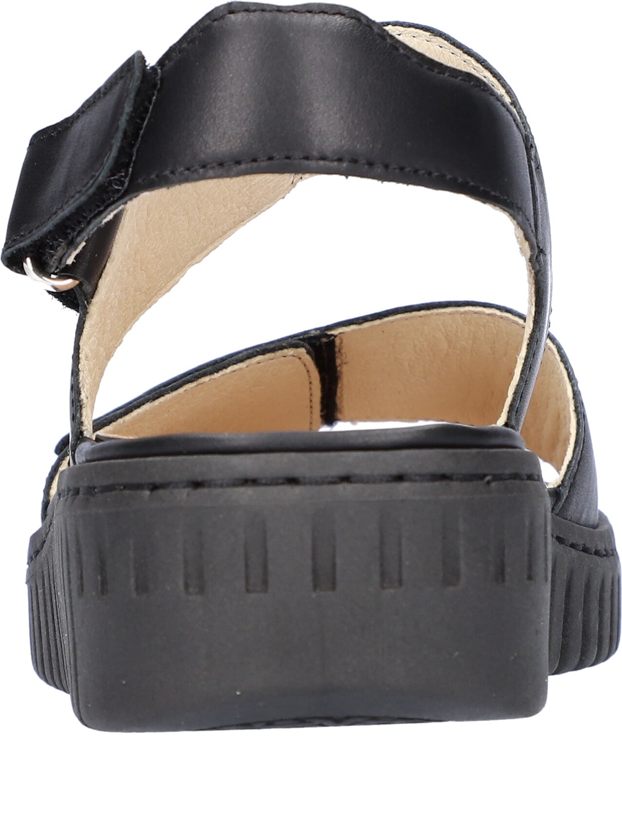 Waldläufer Plateausandale »H-WILLOW«, Sommerschuh, Klettschuh, Bequemschuh mit Korkfußbett, H-Weite