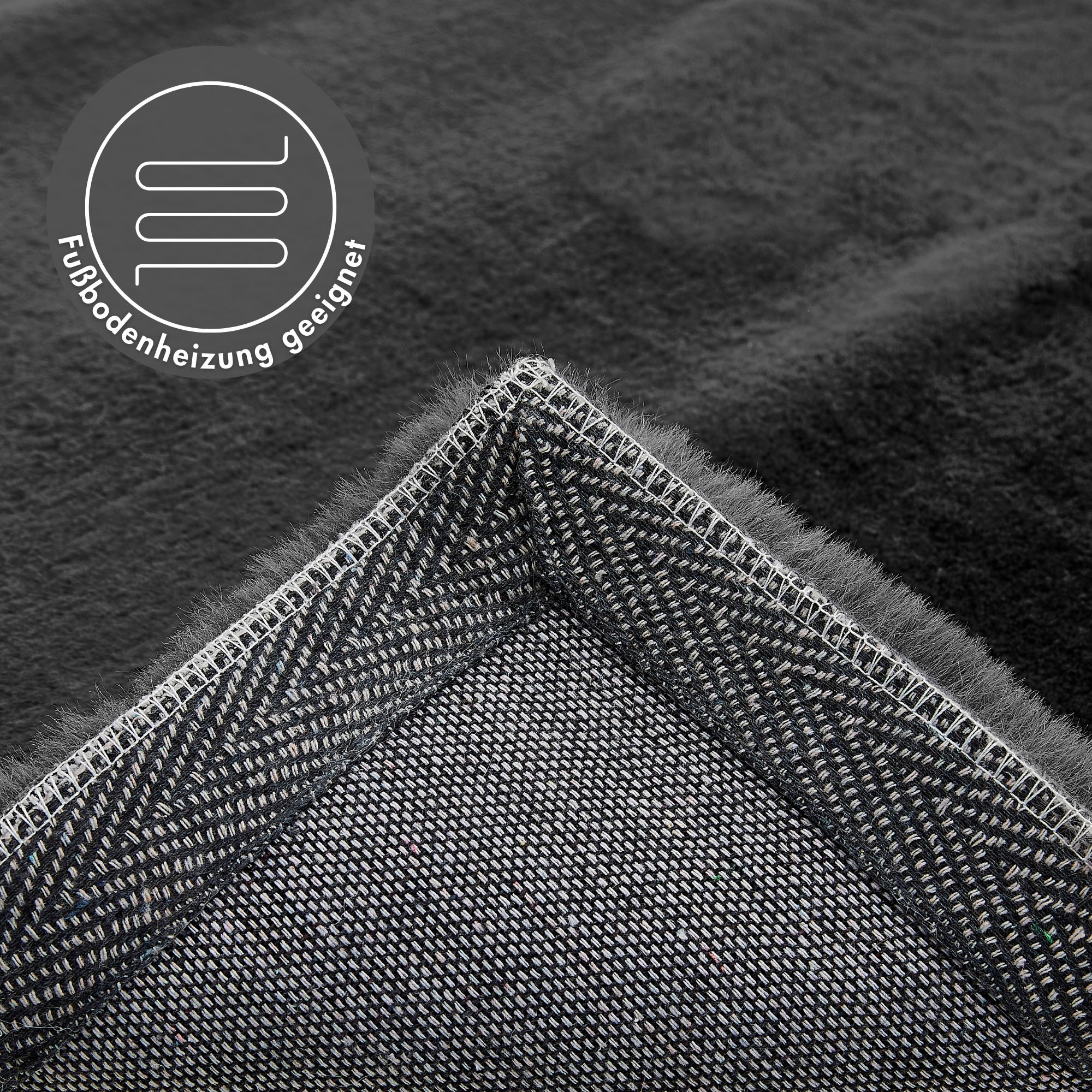 LUXOR living Fellteppich »Novara«, rechteckig, 30 mm Höhe, Kunstfell, Kaninchenfell-Haptik, besonders weicher Hochflor