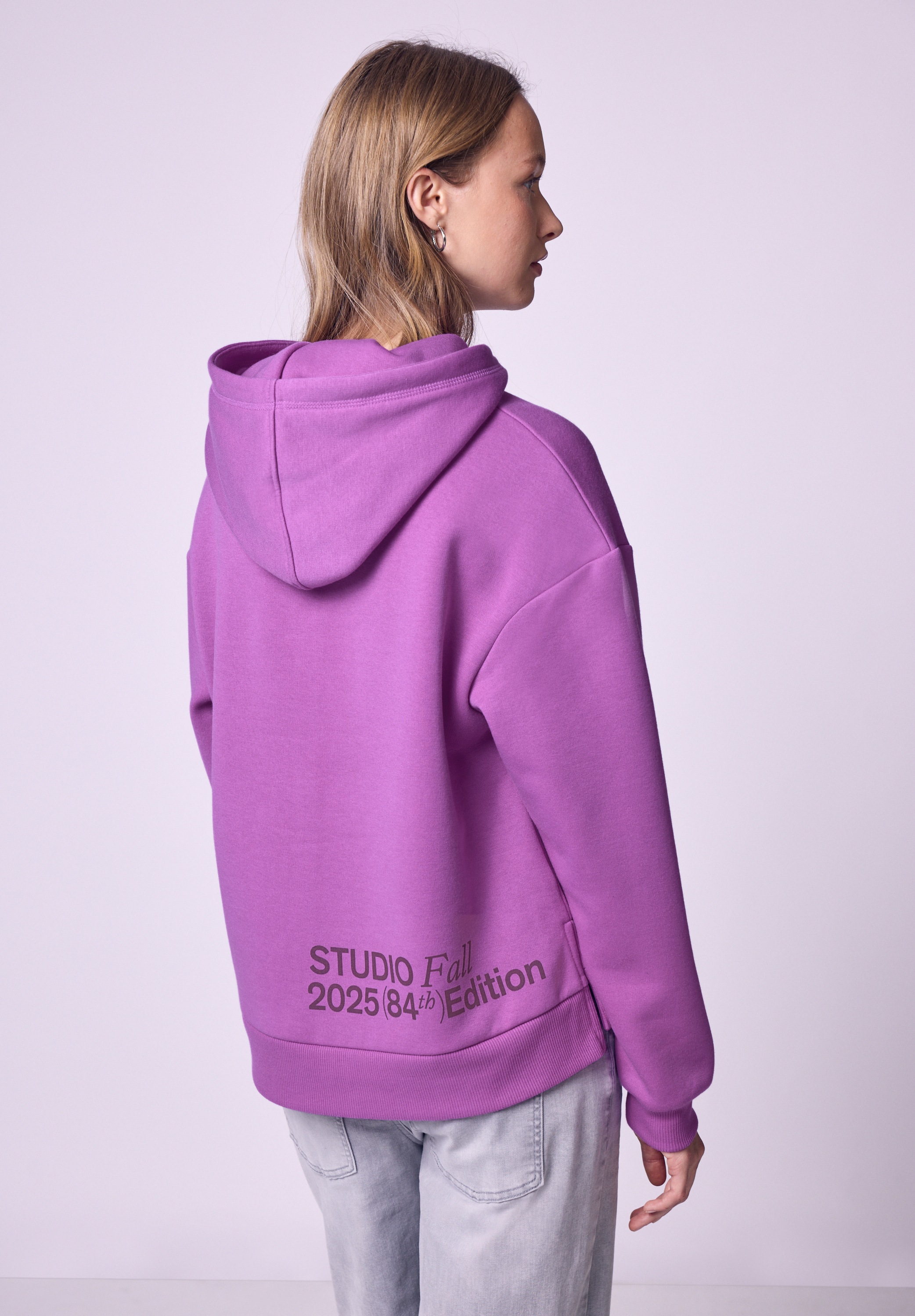 STREET ONE STUDIO Kapuzensweatshirt, im soften Baumwoll-Mix günstig online kaufen