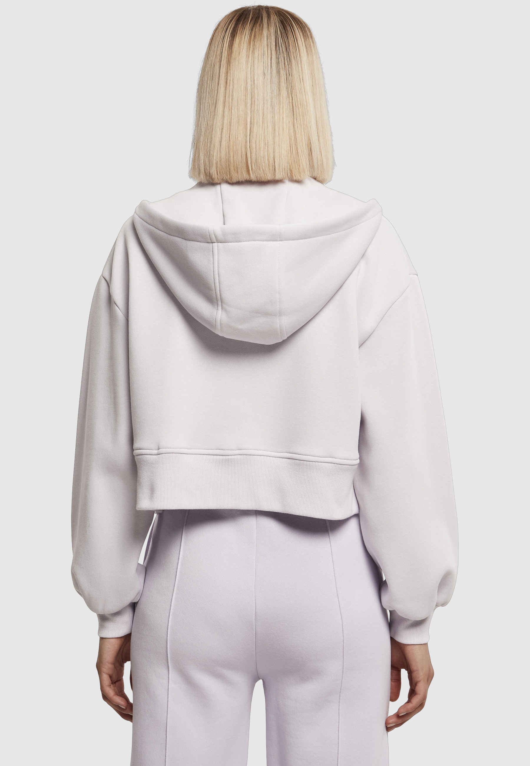 URBAN CLASSICS Sweatjacke »Urban Classics Damen Ladies Short Oversized Zip Jacket« 1 Stk.