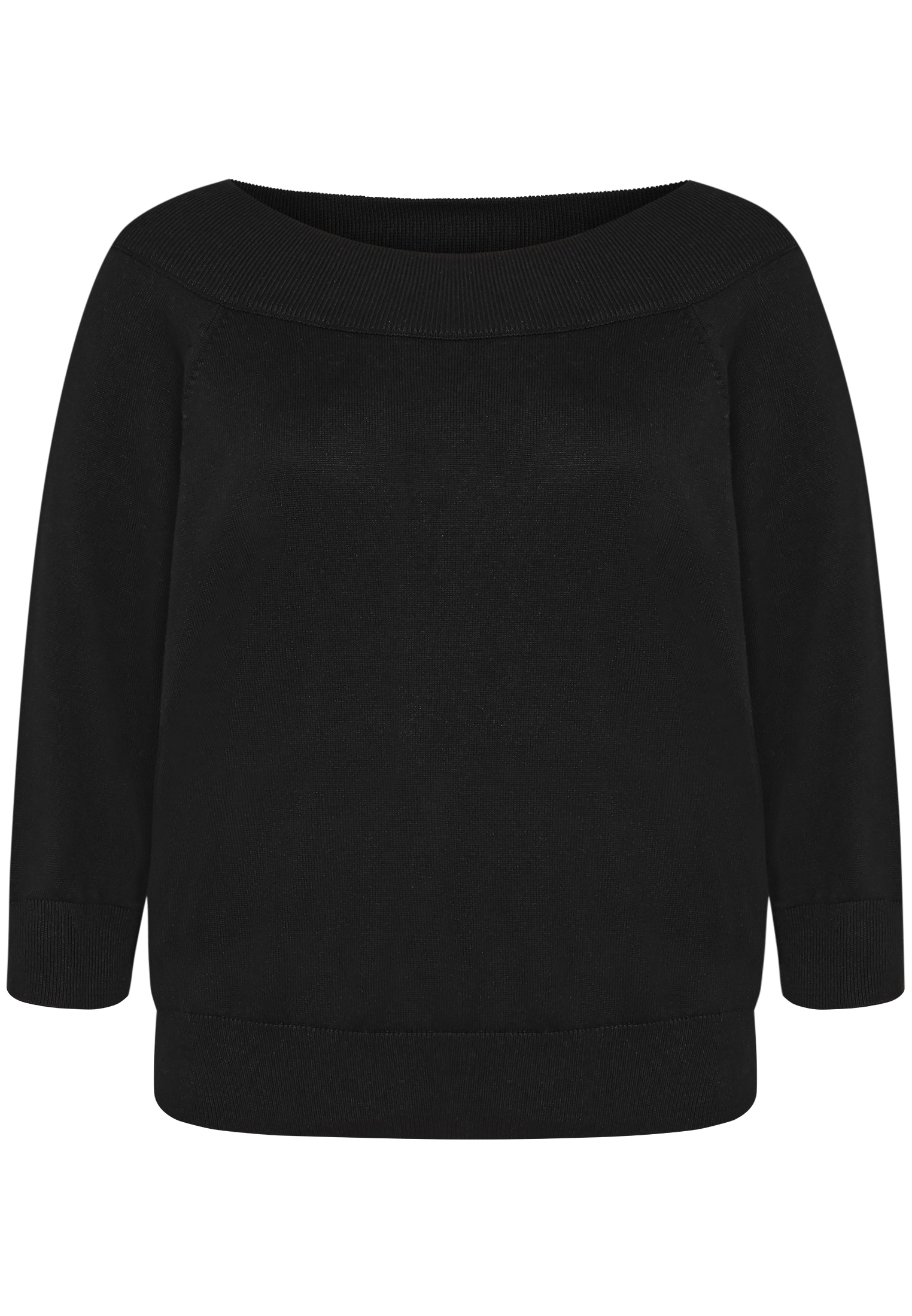 Zero Strickpullover »Damen mit Carmenausschnitt« 1 Plain/ ohne Details