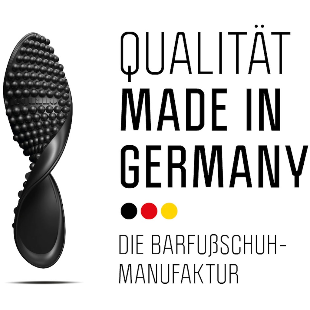 Leguano Barfußschuh »STYLE MARITIM«, Ballerina, Slipper, Bequemschuh mit modischen Durchzügen