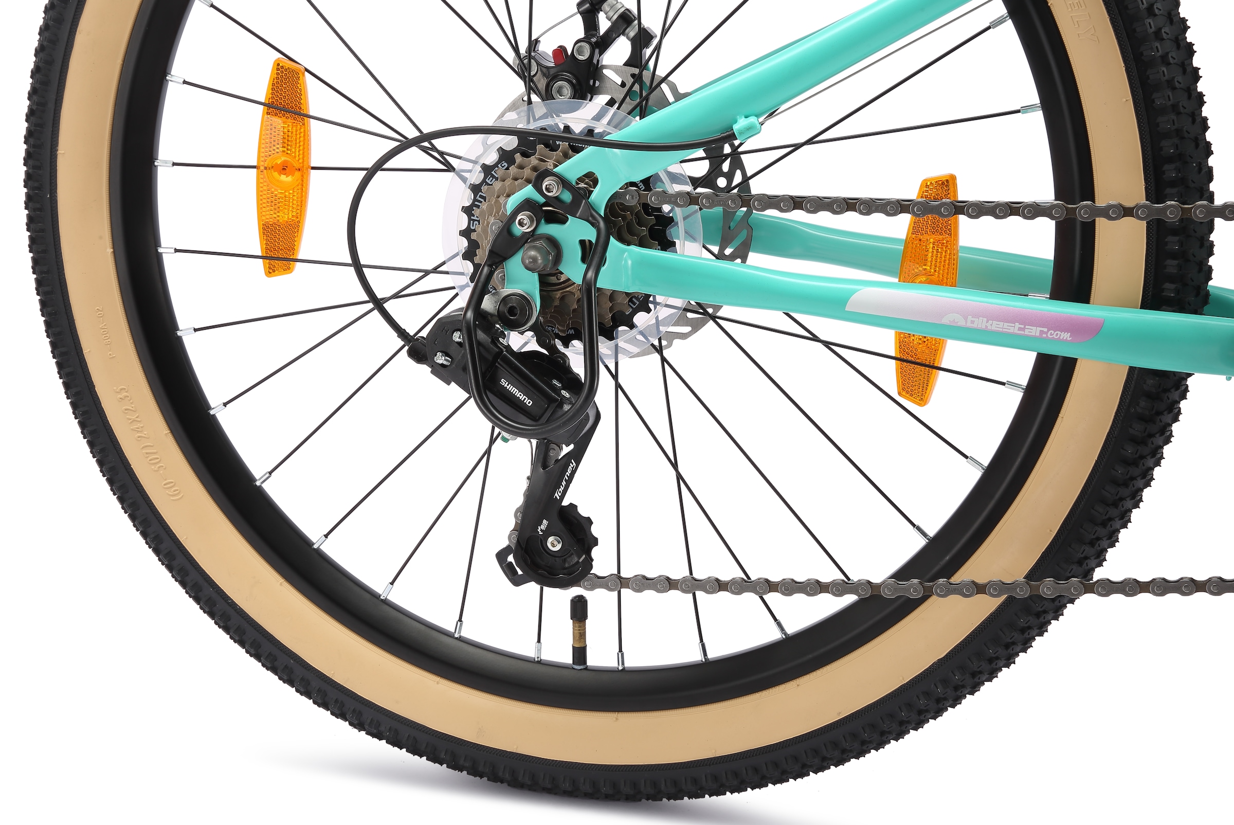 Bikestar Jugendfahrrad 21 Gang Shimano RD-TY21 Schaltwerk Kettenschaltung