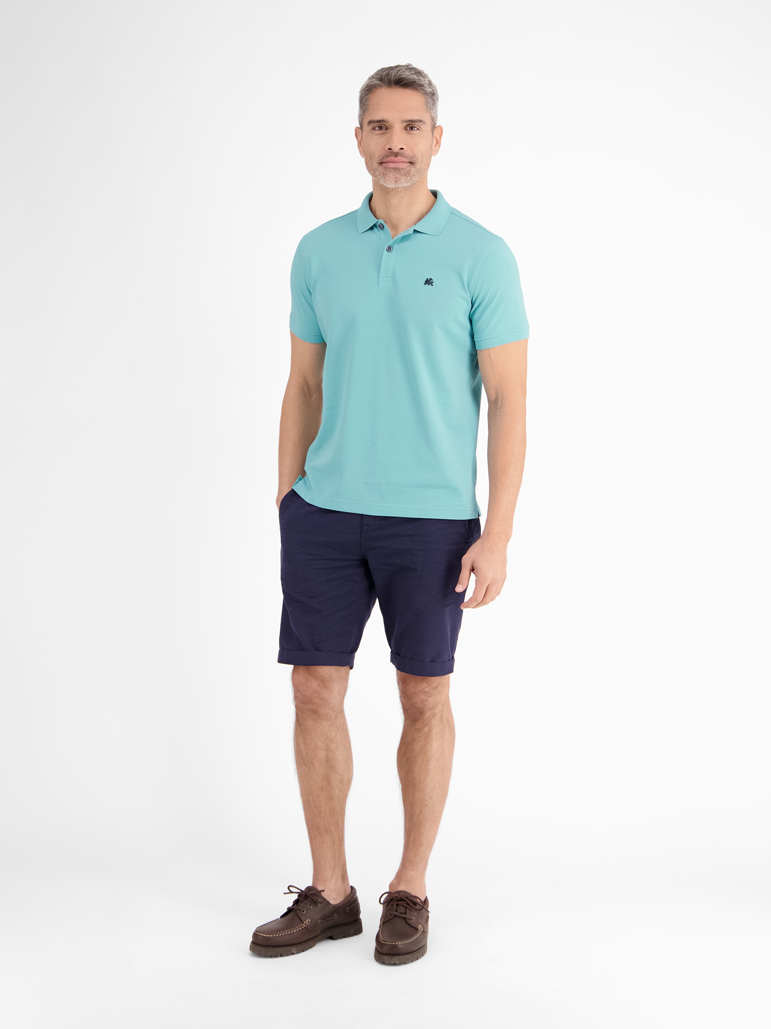 LERROS Poloshirt »Herren Poloshirt, unifarben«