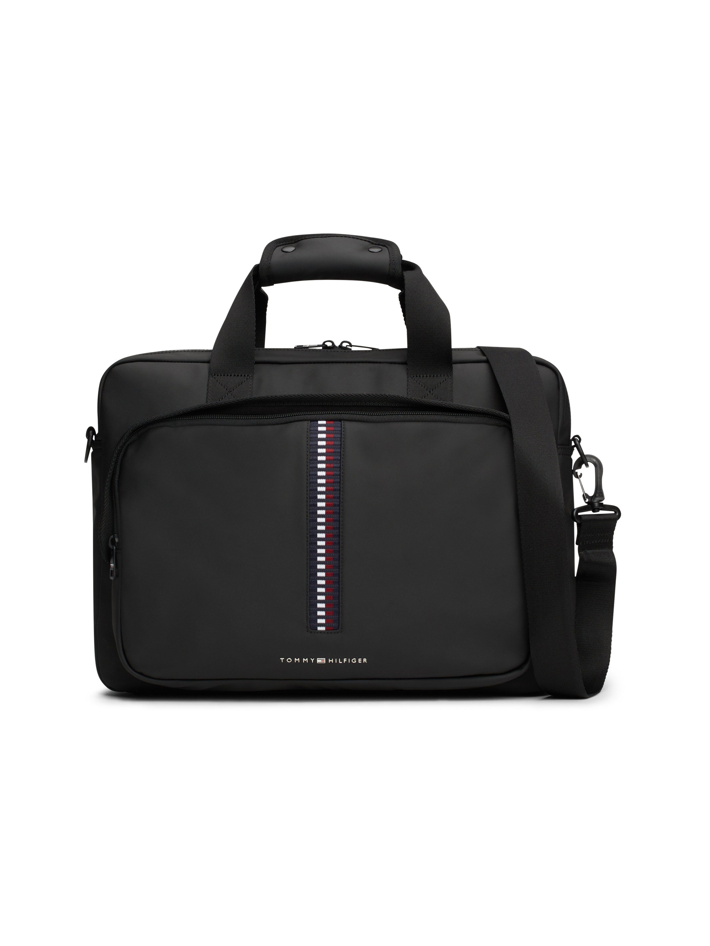 Tommy Hilfiger Laptoptasche "Men TH CORP COMPUTER BAG Computer Bag", (2 tlg., mit abnehmbarem Schulterriemen)