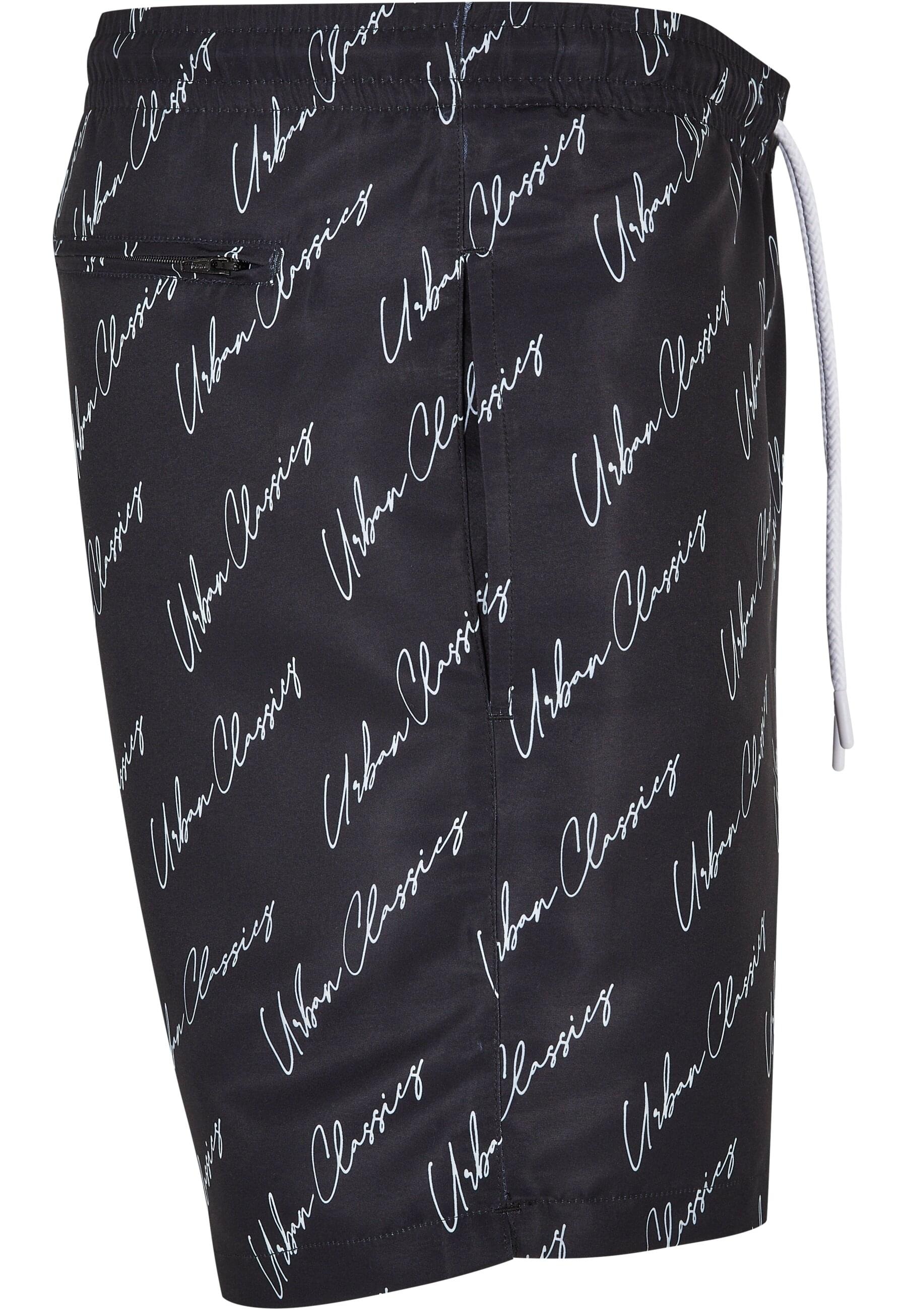 URBAN CLASSICS Badeshorts »Urban Classics Herren Pattern Swim Shorts«
