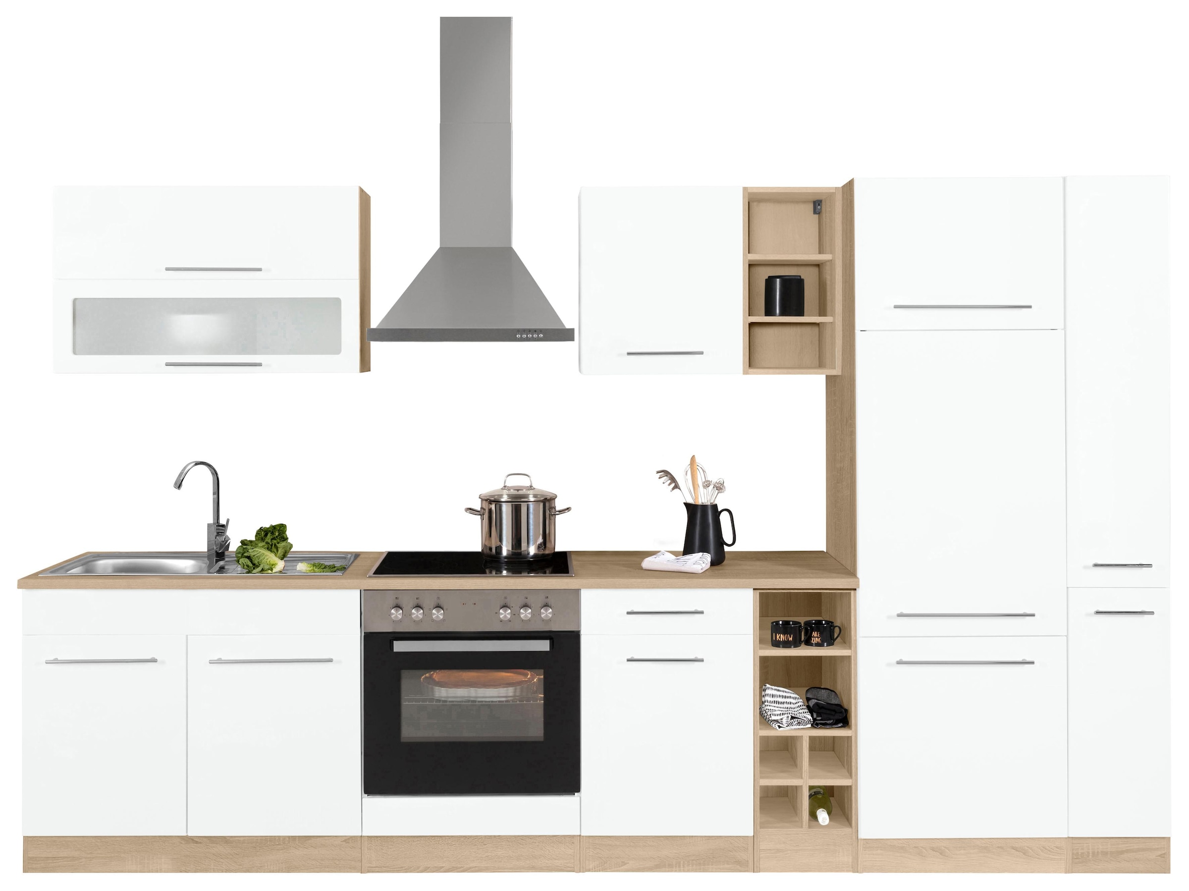 KOCHSTATION Küchenzeile "KS-Eton" ohne E-Geräte, Breite 330 cm günstig online kaufen