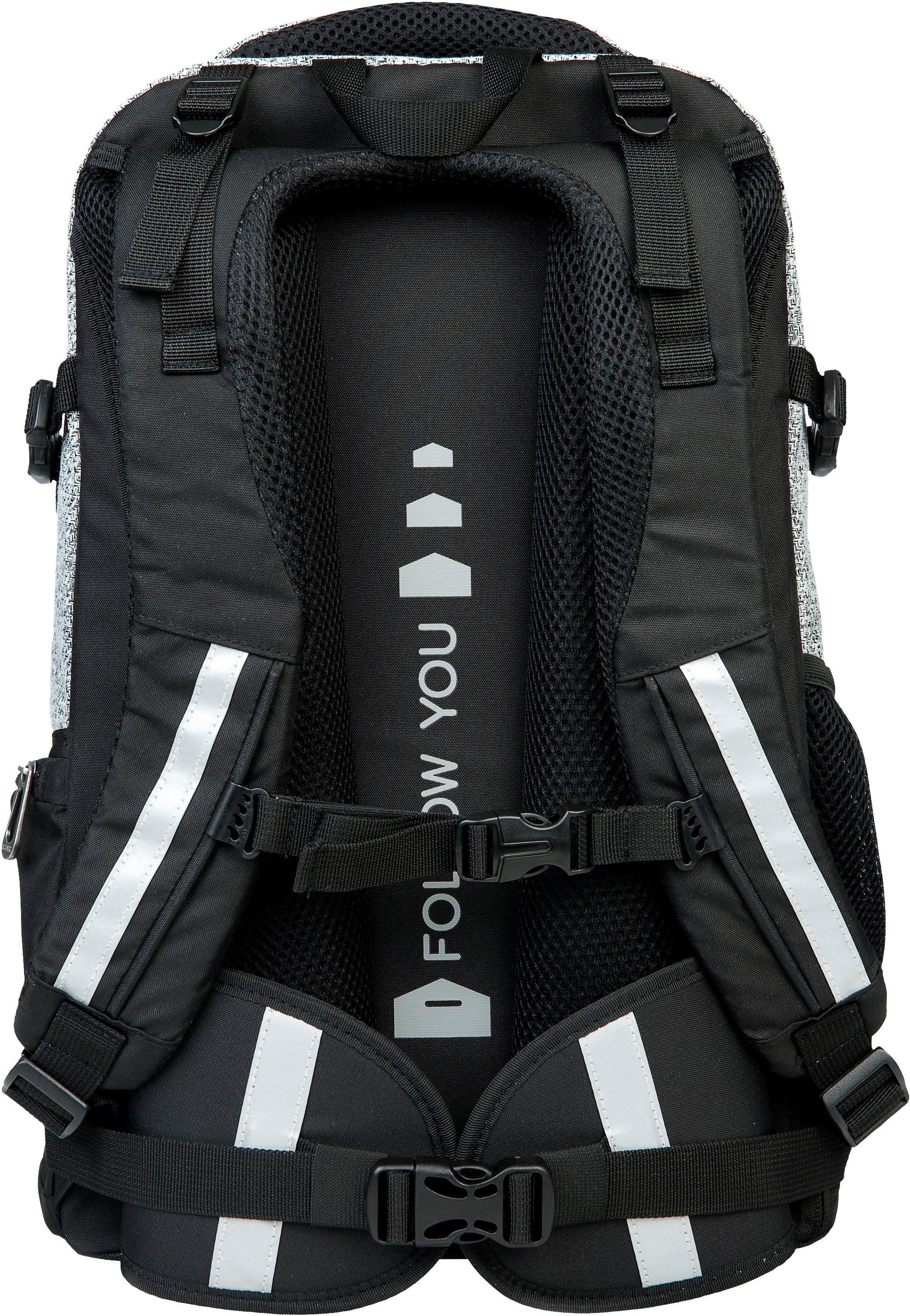 neoxx Schulrucksack »Active, Wool the World«, reflektierende Details, aus recycelten PET-Flaschen