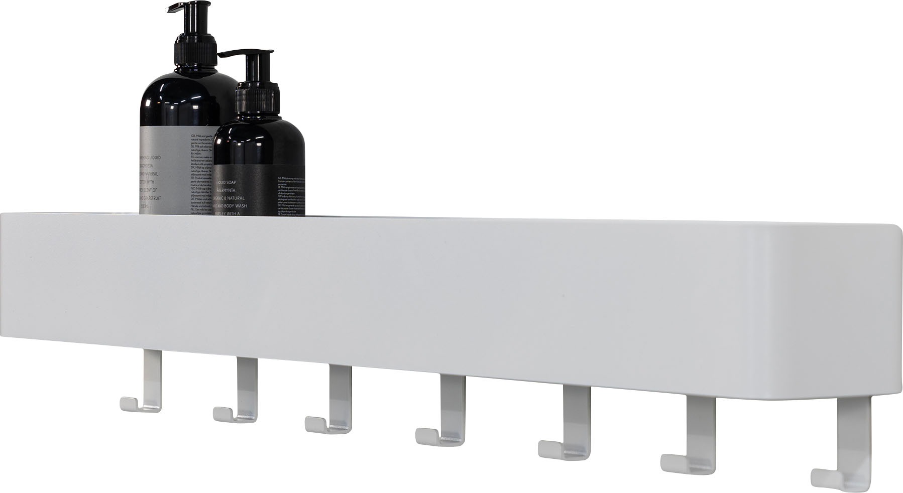 Spinder Design Garderobenhaken "Multi 7" 2-in-1 Wandregal + Garderobe günstig online kaufen