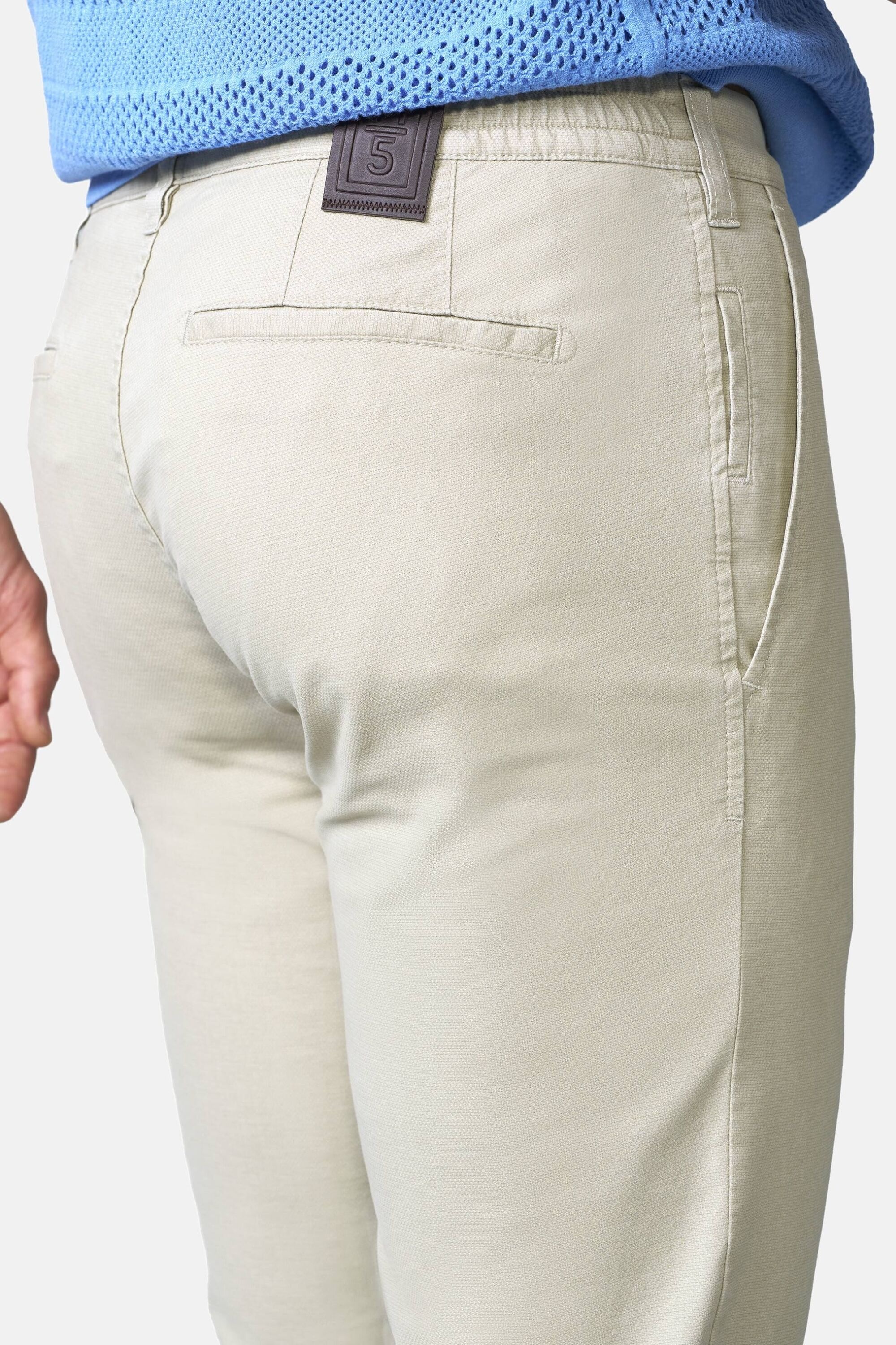 MEYER M5 Move 1-6025 Pantalon Chino Homme Beige 34/32 3