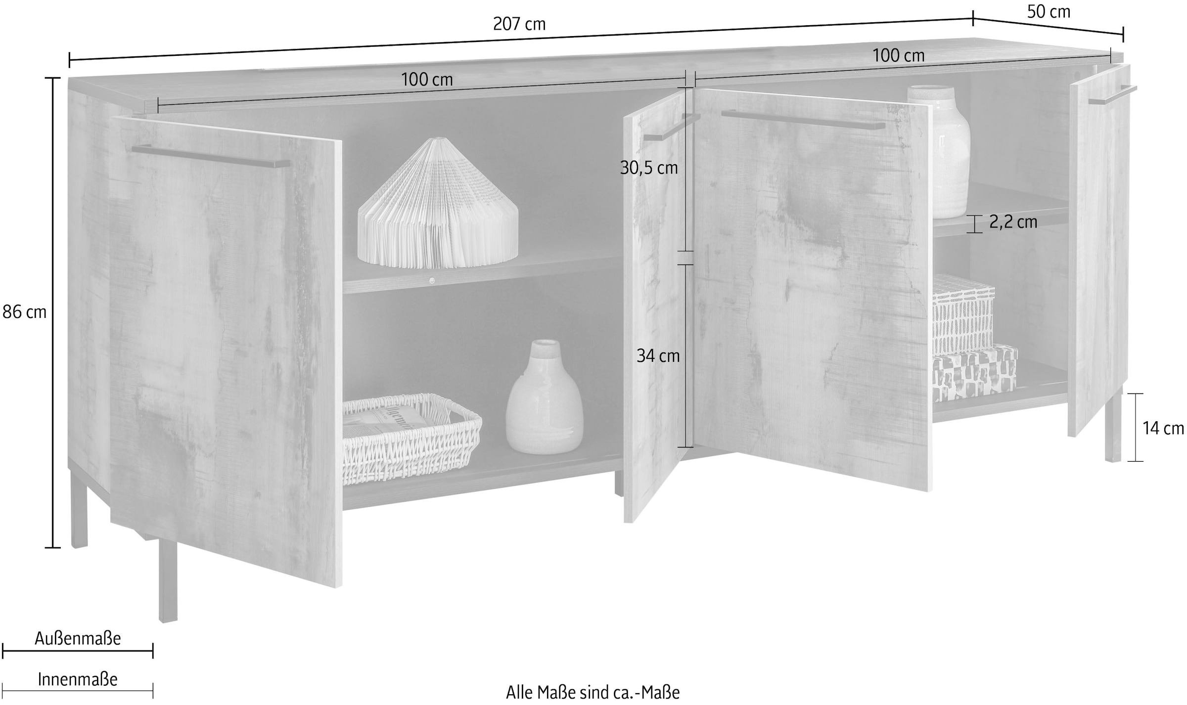 INOSIGN Sideboard »Mango«