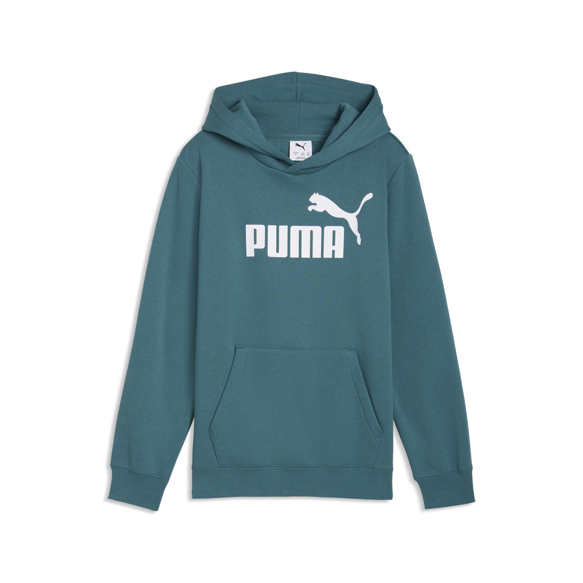 Hoodie PUMA "ESS No. 1 Logo Fleece-Hoodie Jungen", Jungen, Gr. 140, emerald ice grün, Obermaterial: 66% Baumwolle, 34% Polyester; Kapuzenfutter: 100% Baumwolle; Rippe: 3% Elasthan, 97% Baumwolle, normal, Sweatshirts Hoodie