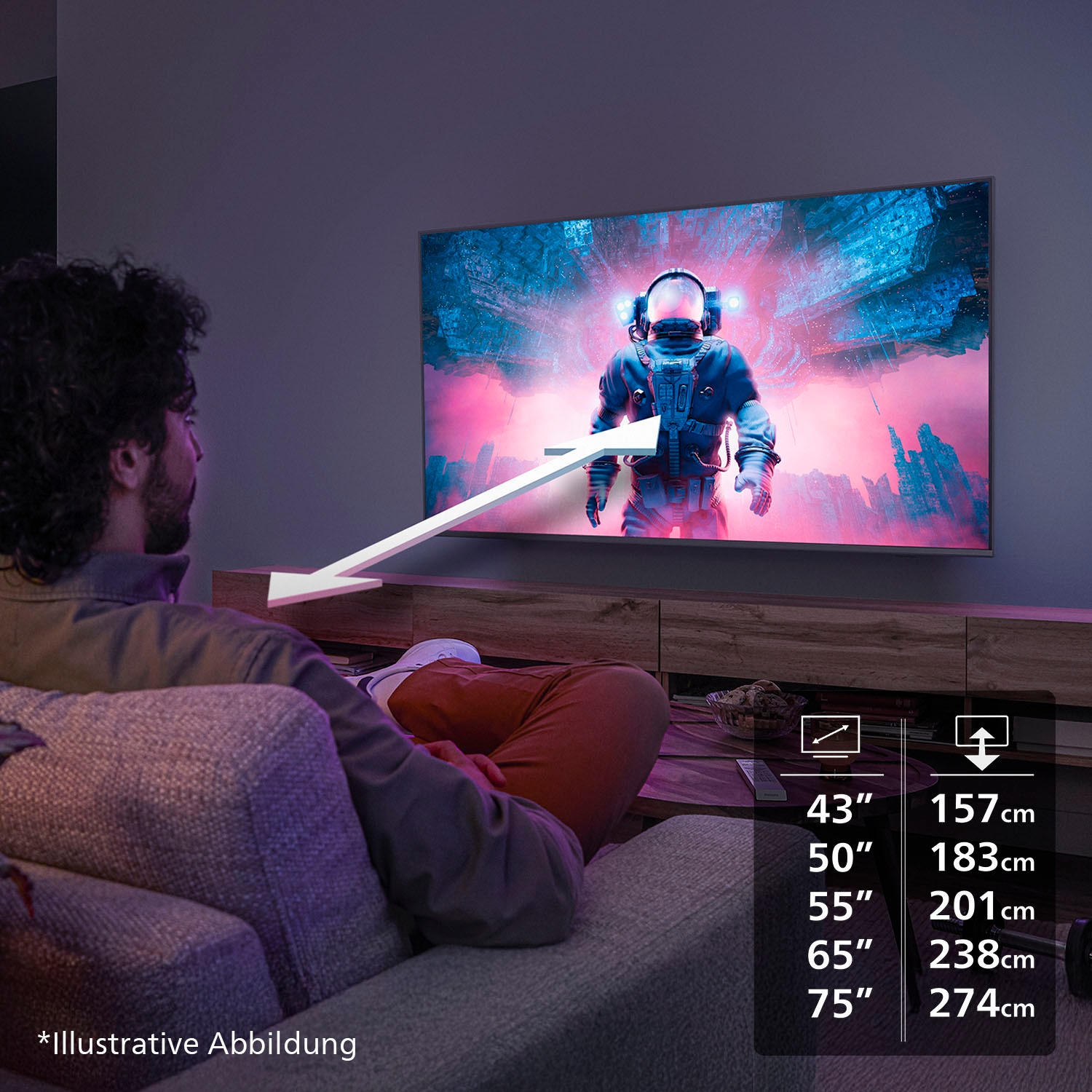 Philips LED-Fernseher »50PUS7000/12«, 4K Ultra HD, Smart-TV