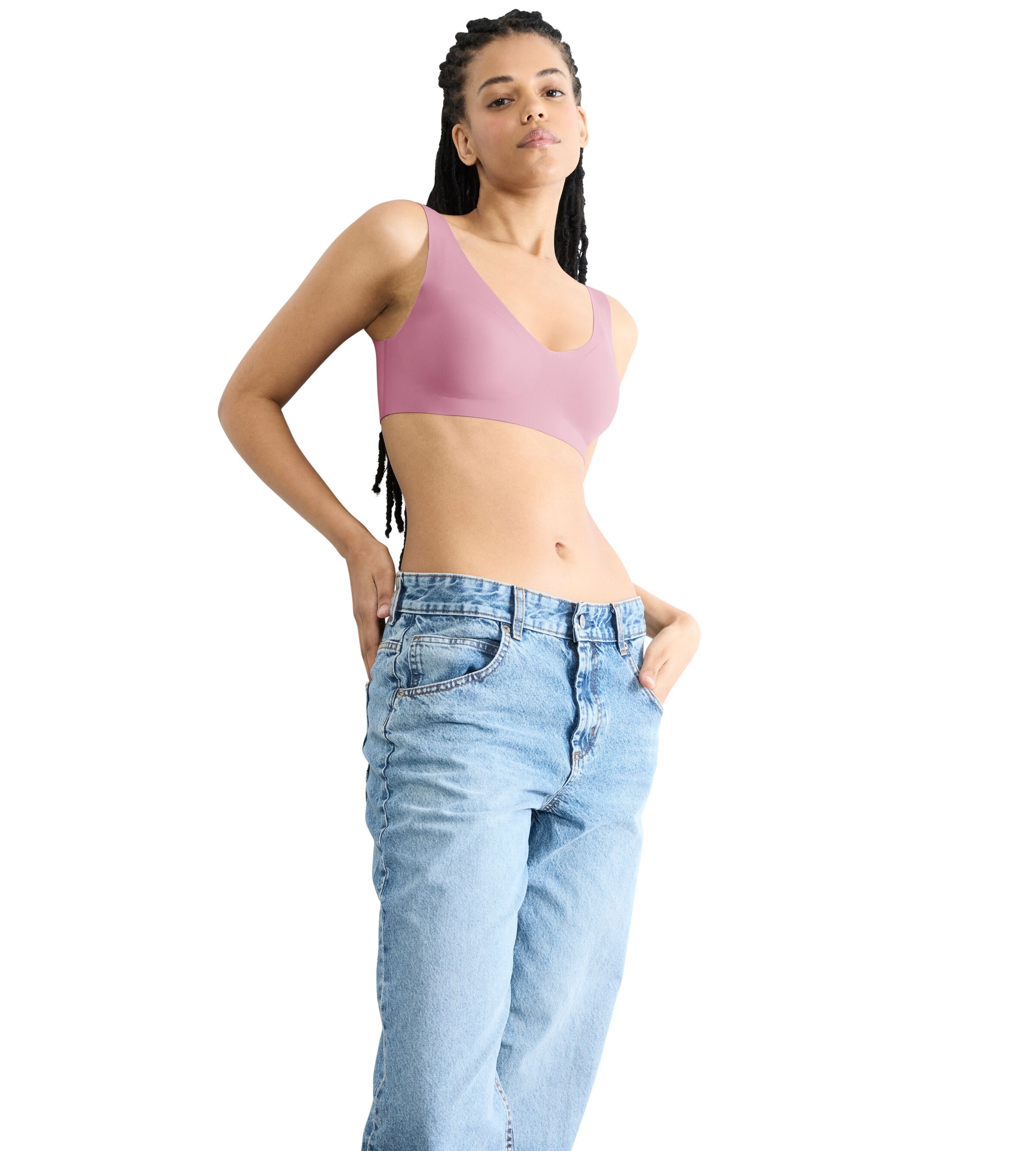 sloggi Bralette »ZERO Feel 2.0«, nahtlos, herausnehmbare Pads, Mikrofaser, doppellagig