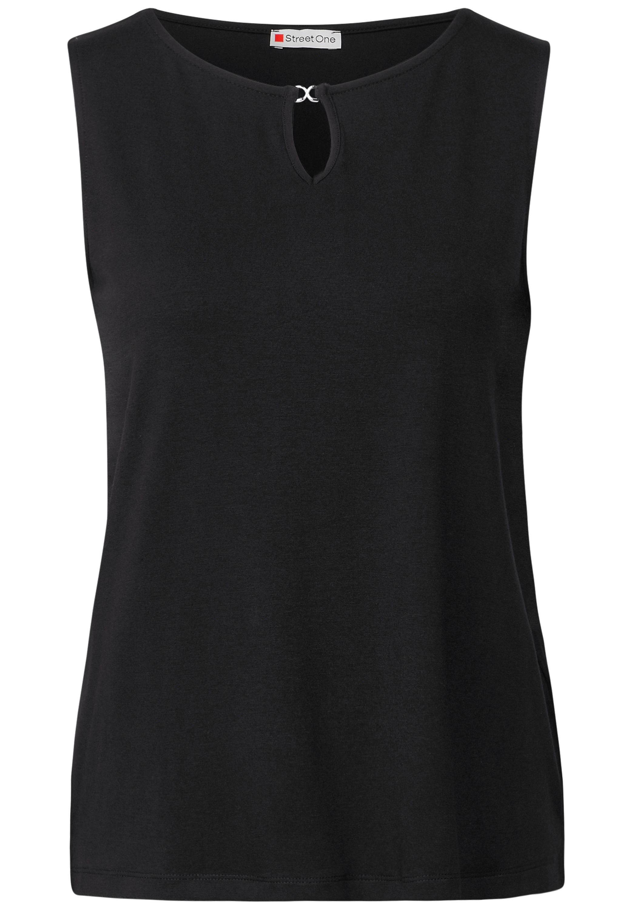 STREET ONE Shirttop, mit Materialmix