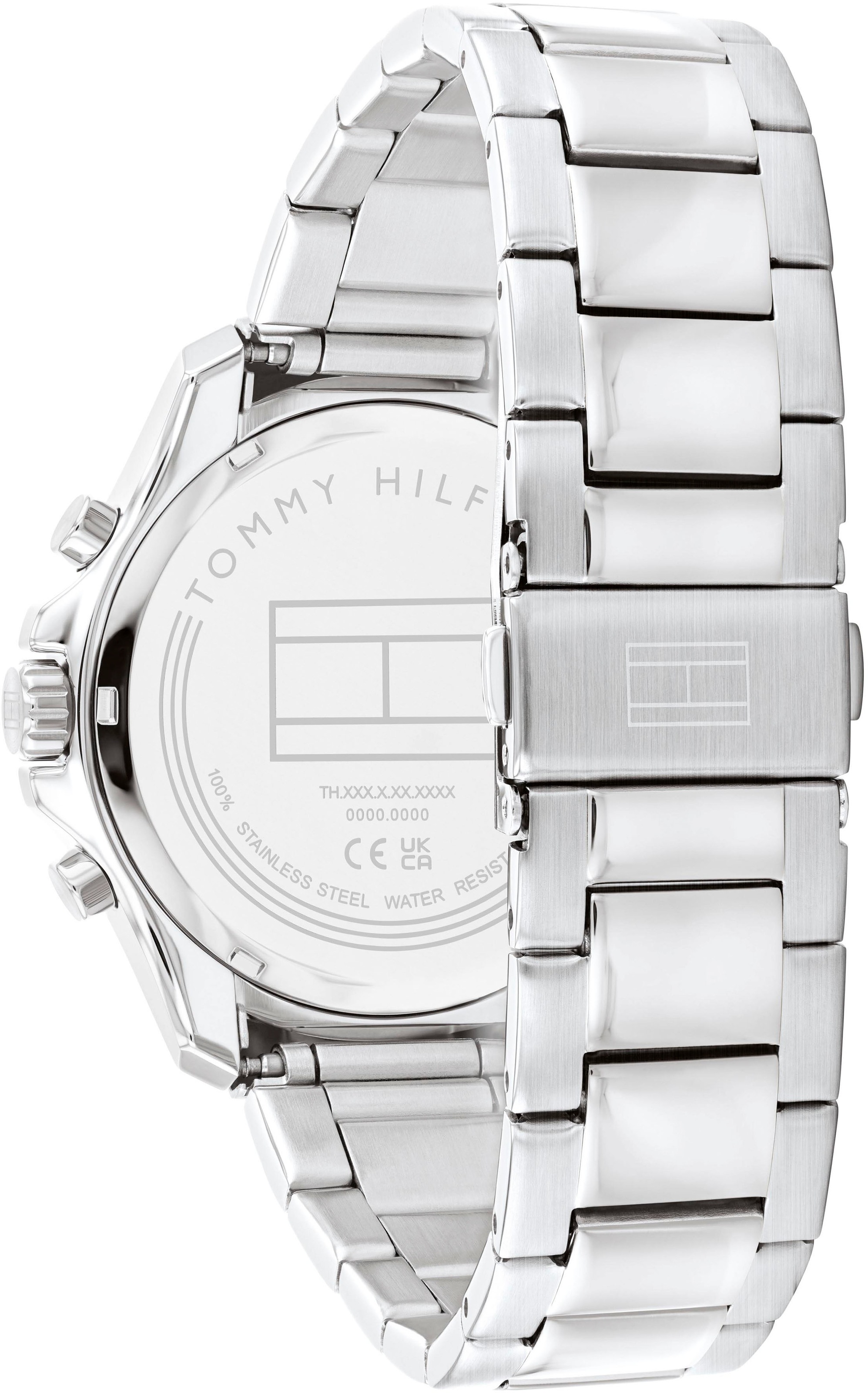 Tommy Hilfiger Multifunktionsuhr »JORDAN«, Quarzuhr, Armbanduhr, Herrenuhr, Datum, Edelstahlarmband