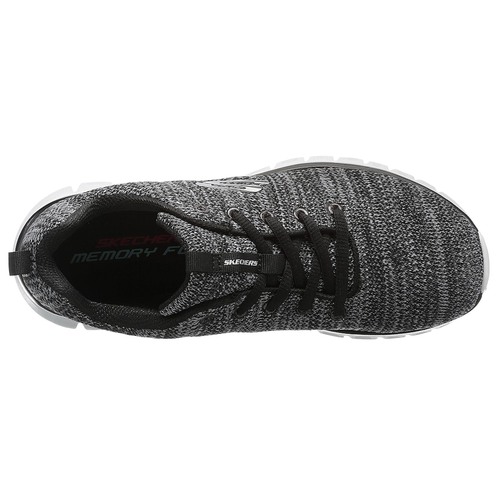 Skechers Sneaker »Graceful - Twisted Fortune«, mit Memory Foam, Freizeitschuh, Halbschuh, Schnürschuh