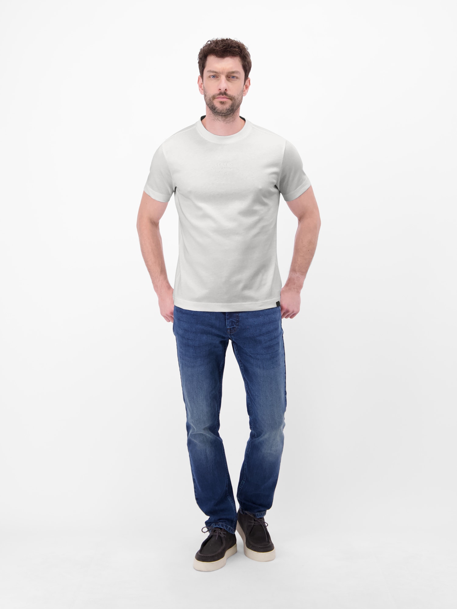 LERROS T-Shirt »T-Shirt aus Baumwolle mit Print«