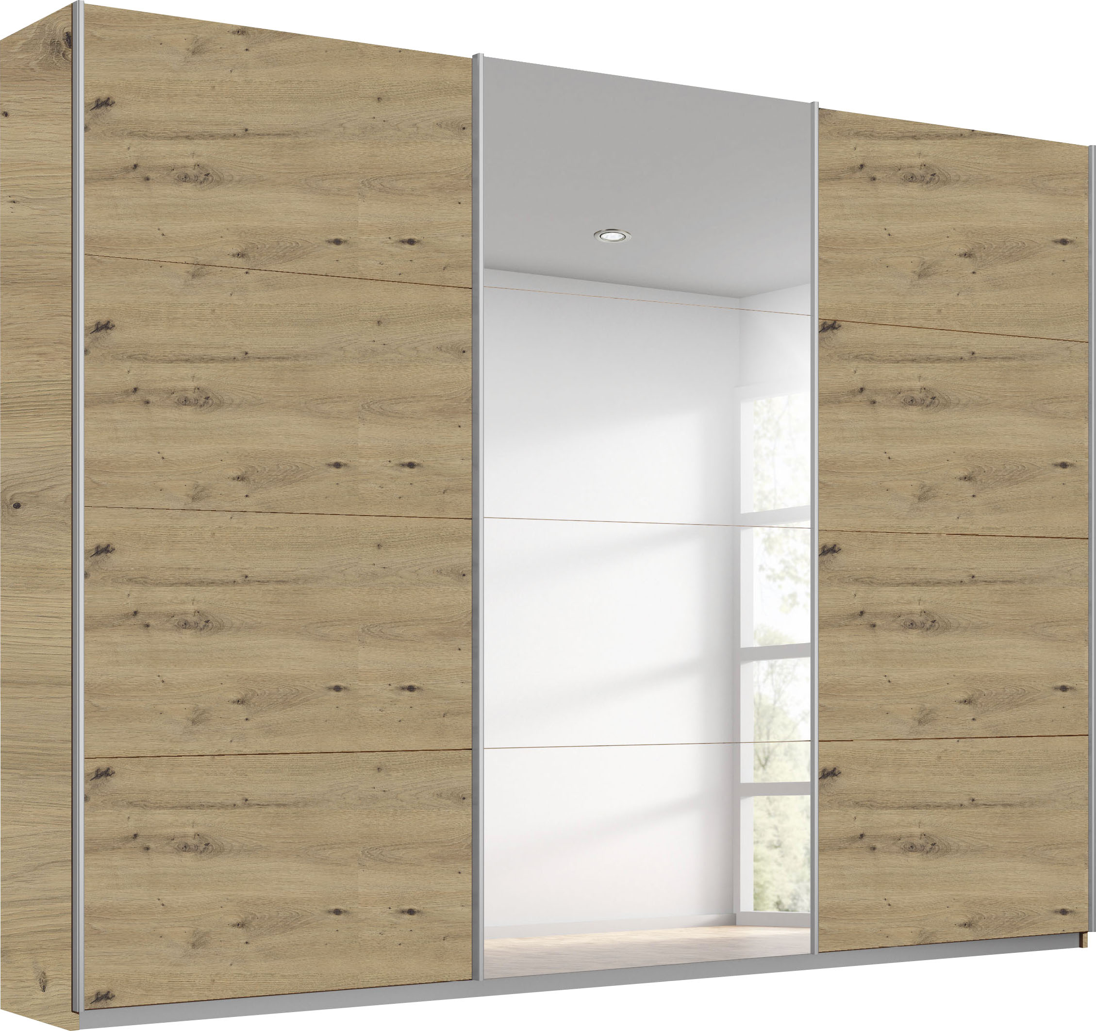 OTTO home 1100000002199 "Mehrzweckschrank Aktenschrank Möbel Mietswohnung Schlafzimmer TOMA" Breiten 203/271/315/360 cm, Höhen 210/229 cm, inkl. Regaleinsatz sowie zusätzlichen Einlegeböden MADE IN GERMANY