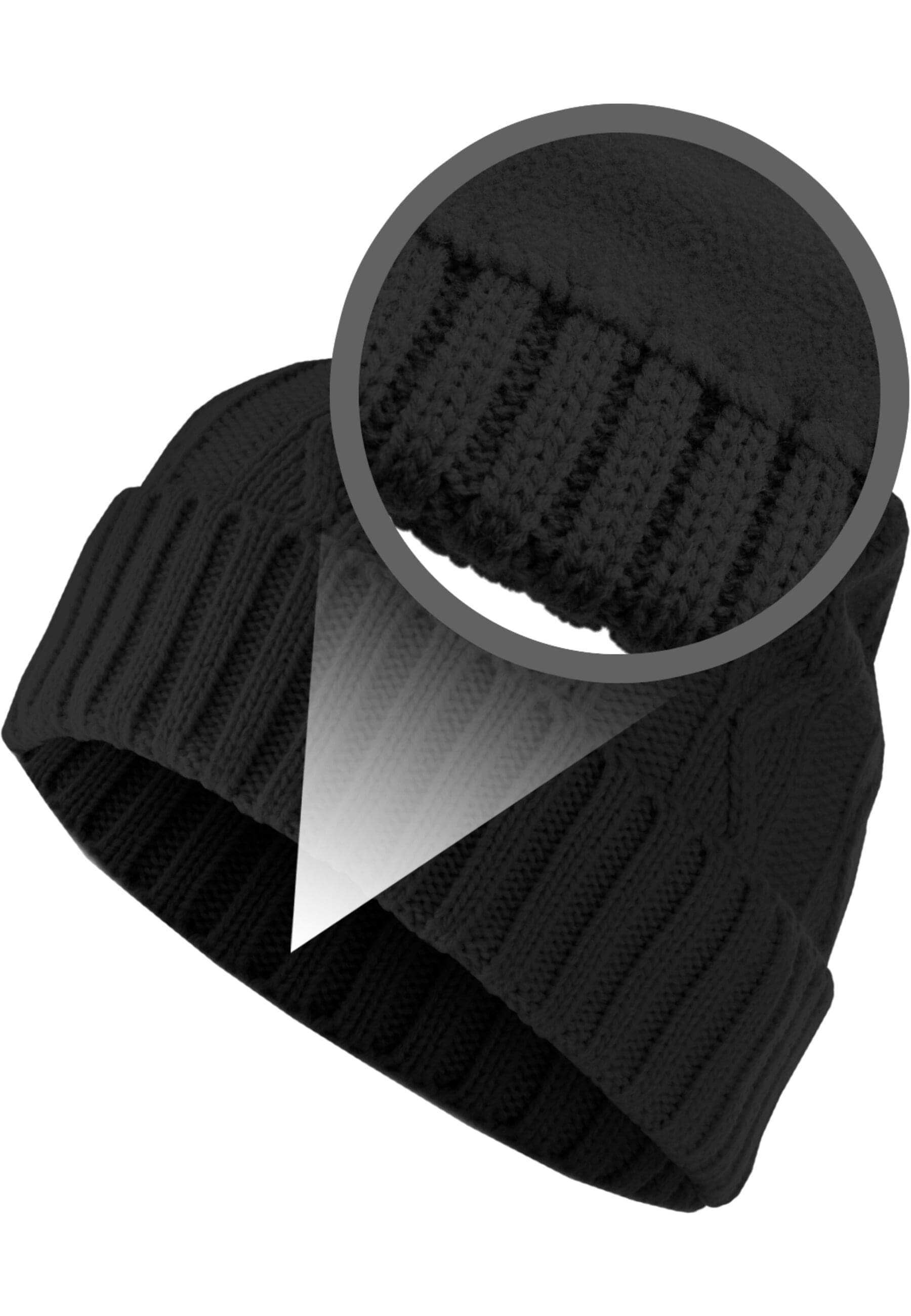 MSTRDS Beanie »MSTRDS Unisex Beanie Cable Flap«, (1 St.)