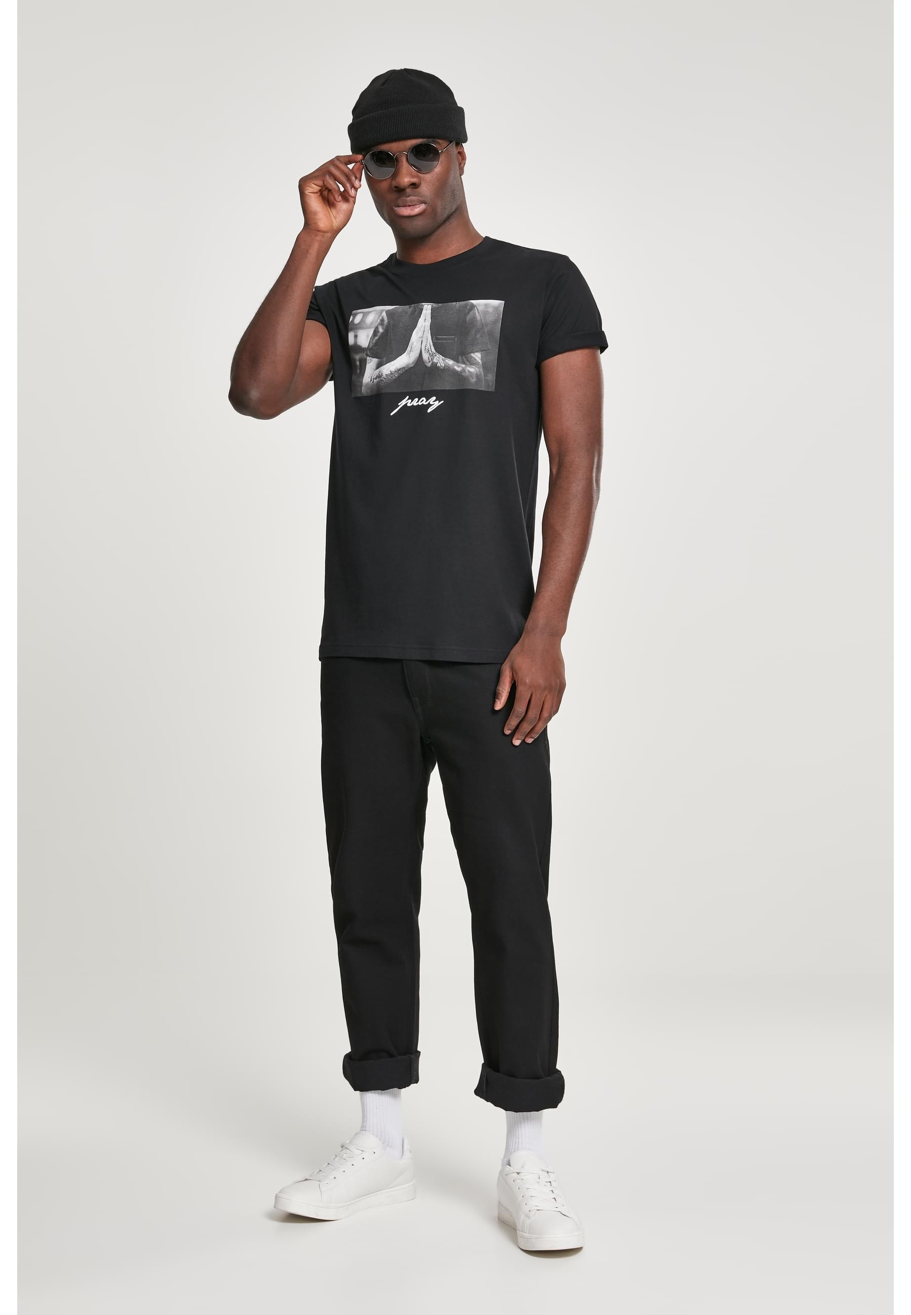 MisterTee T-Shirt »MisterTee Herren Pray Tee«, (1 tlg.)