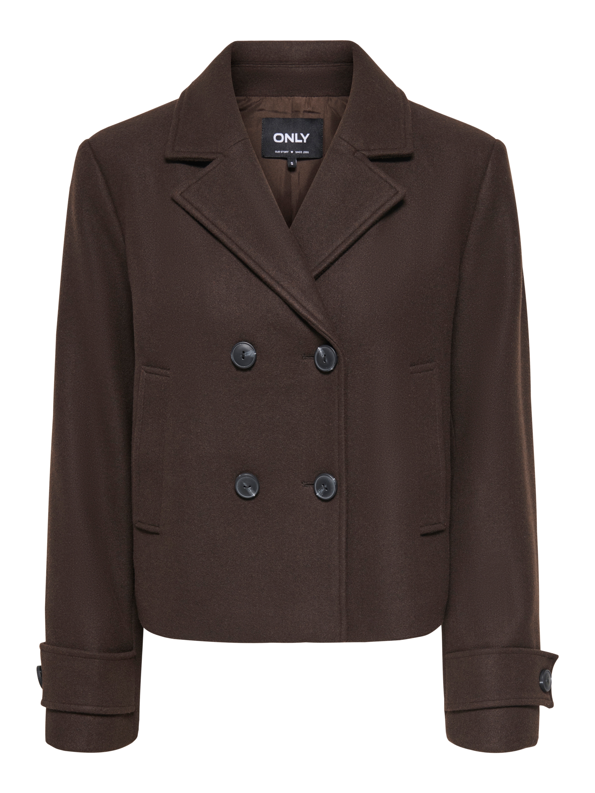 Only Kurzjacke "Onlfreja Life Short Db Jacket Otw Noos" Kunstfaser