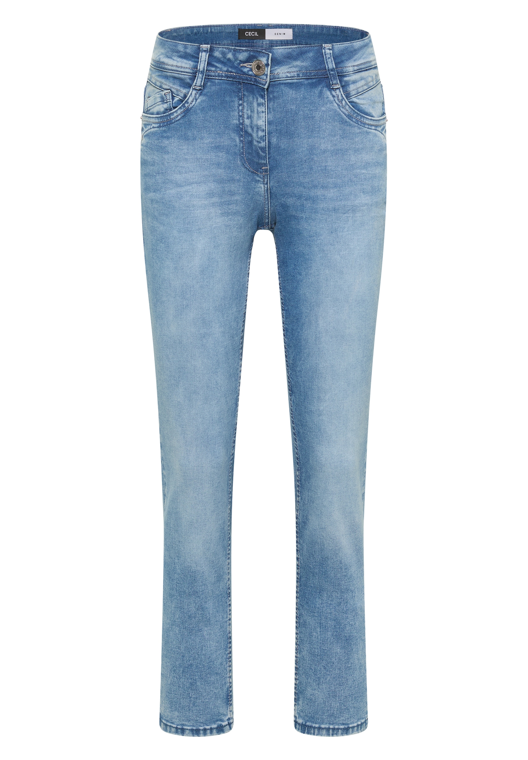 Cecil Comfort-fit-Jeans Middle Waist