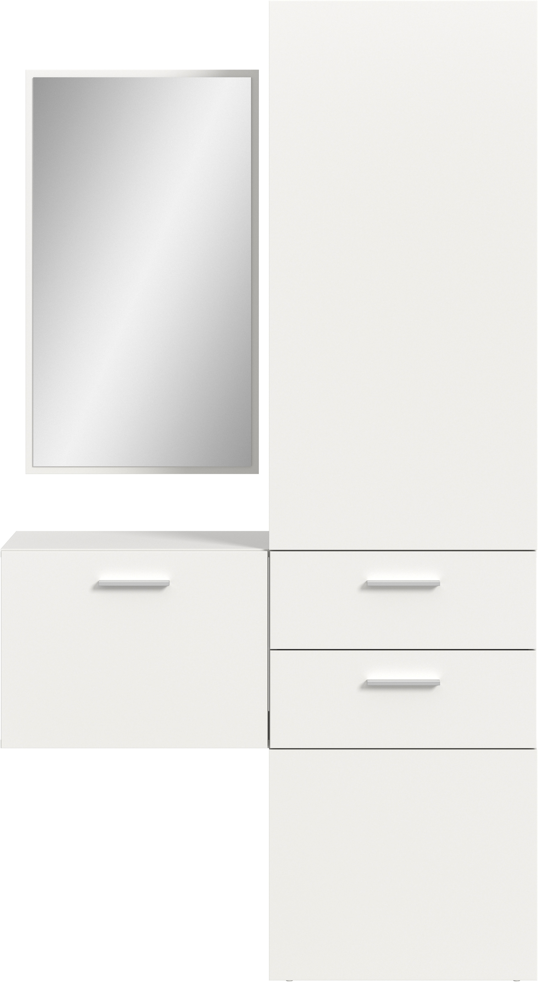 INOSIGN Garderoben-Set, (Set, 3 St.), Lumo, Garderobenset Breite: 104 cm, S günstig online kaufen