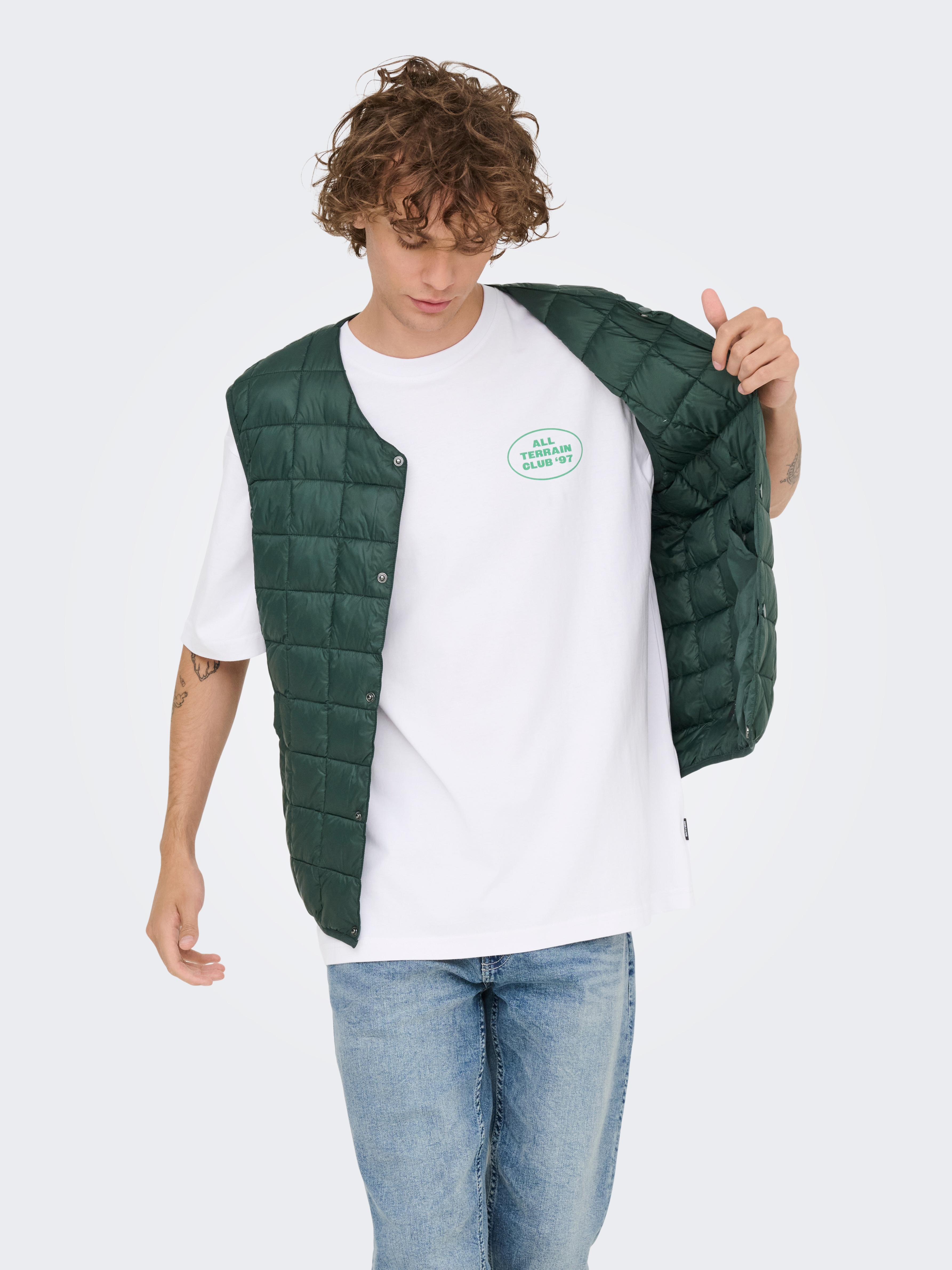 ONLY & SONS T-Shirt "ONSNATHAN RLX SS TEE NOOS" Baumwolle, relaxed fit